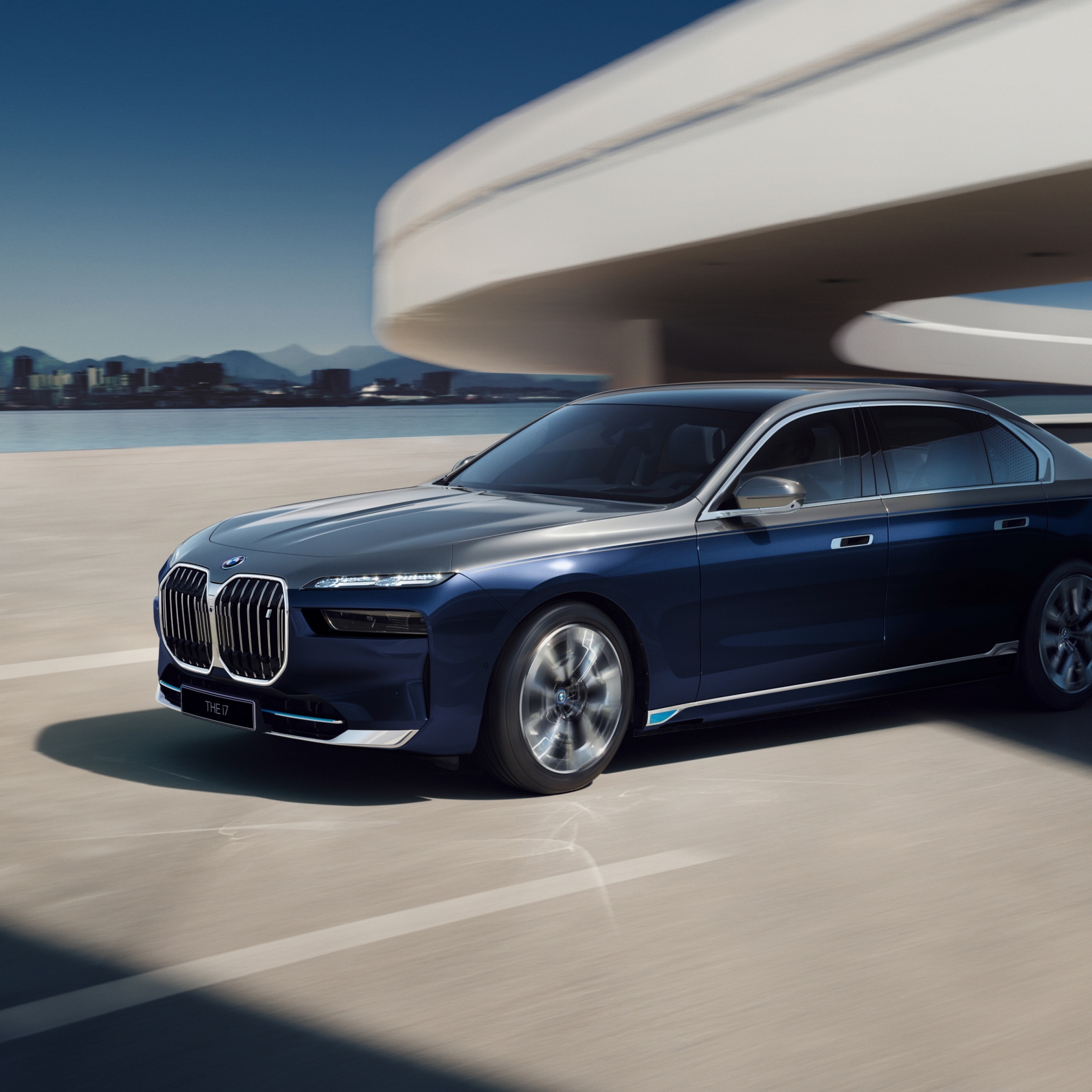 BMW i7, Automotive Innovation, Electric Vehicle, Luxury Sedan, BMW 7 Series, 2050x2050 HD Phone