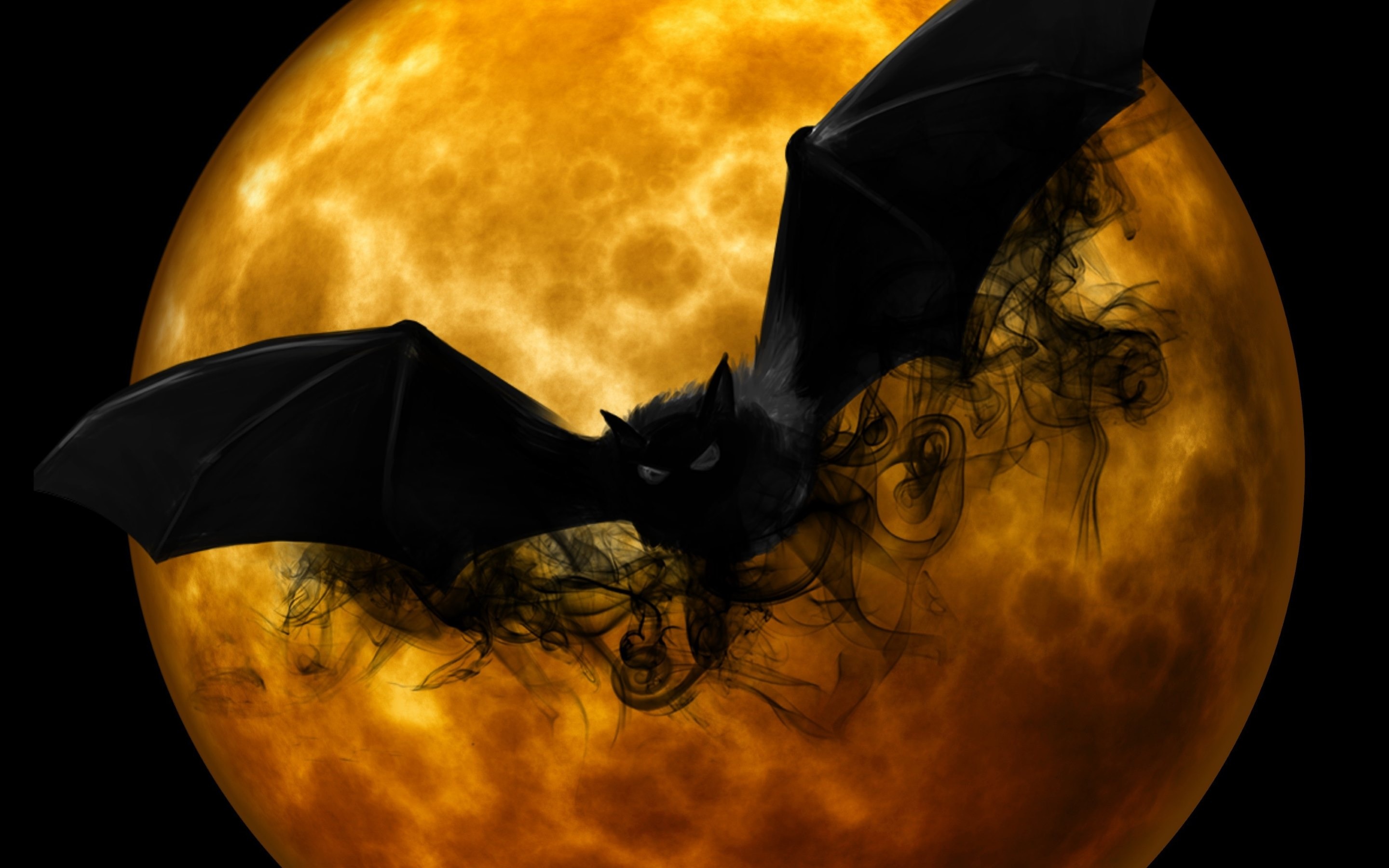 Halloween, Bats Wallpaper, 2880x1800 HD Desktop