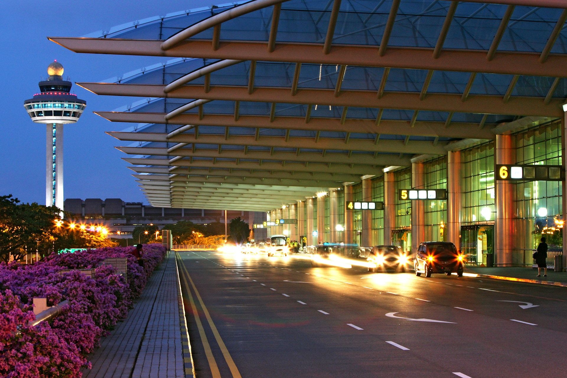 Singapore Changi International Airport, Airport Architecture, Design, 1920x1280 HD Desktop