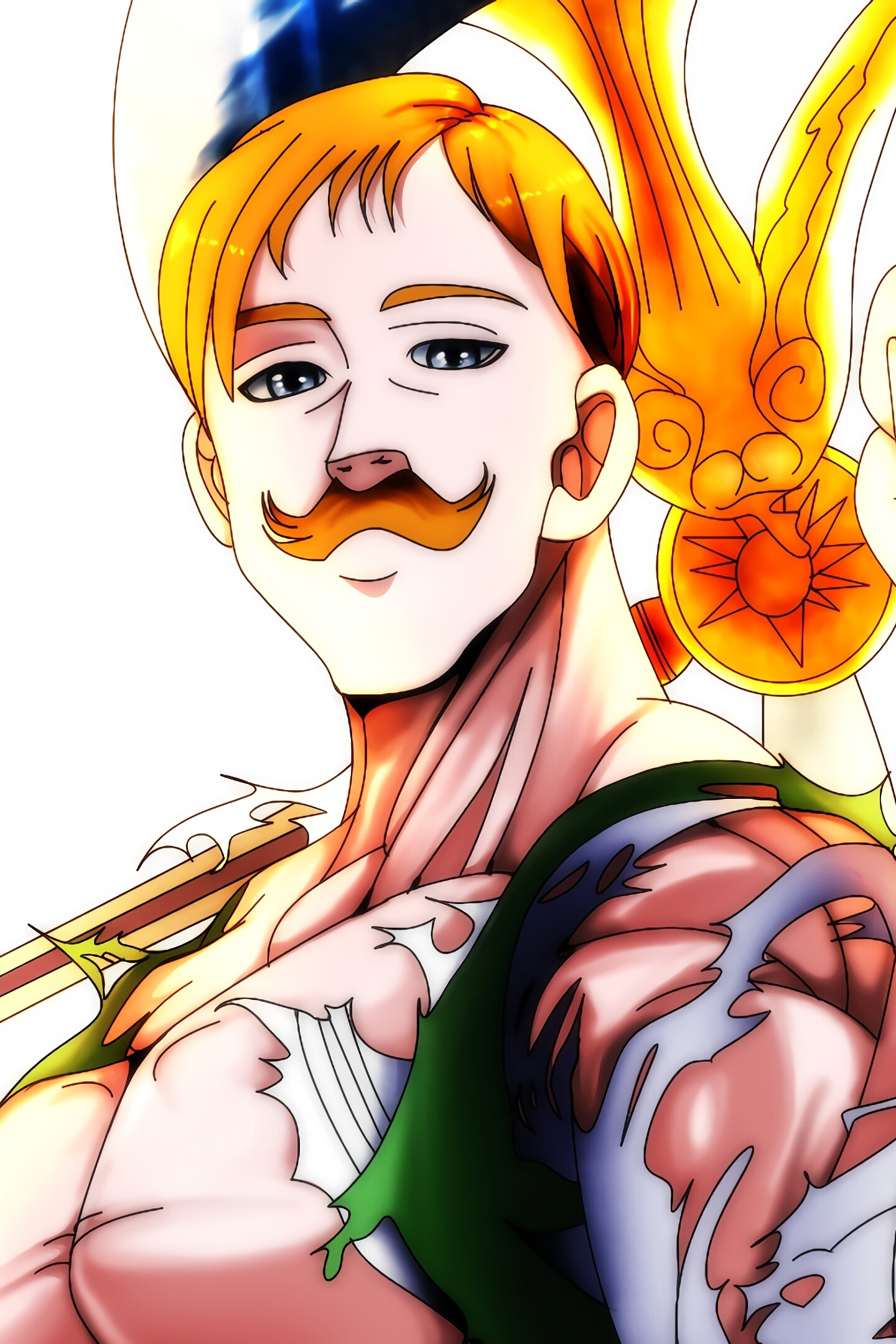 The Seven Deadly Sins, Escanor wallpaper, Anime art, Stunning HD image, 1440x2160 HD Phone