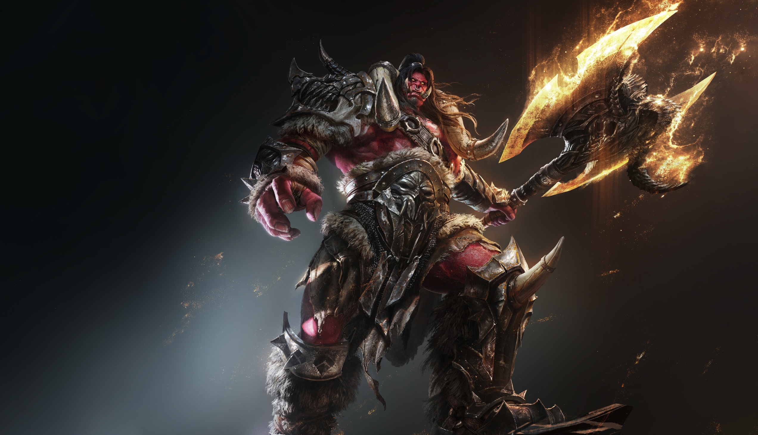 Various orc wallpapers, Diverse concepts, Artistic interpretations, Warrior race, 2550x1460 HD Desktop