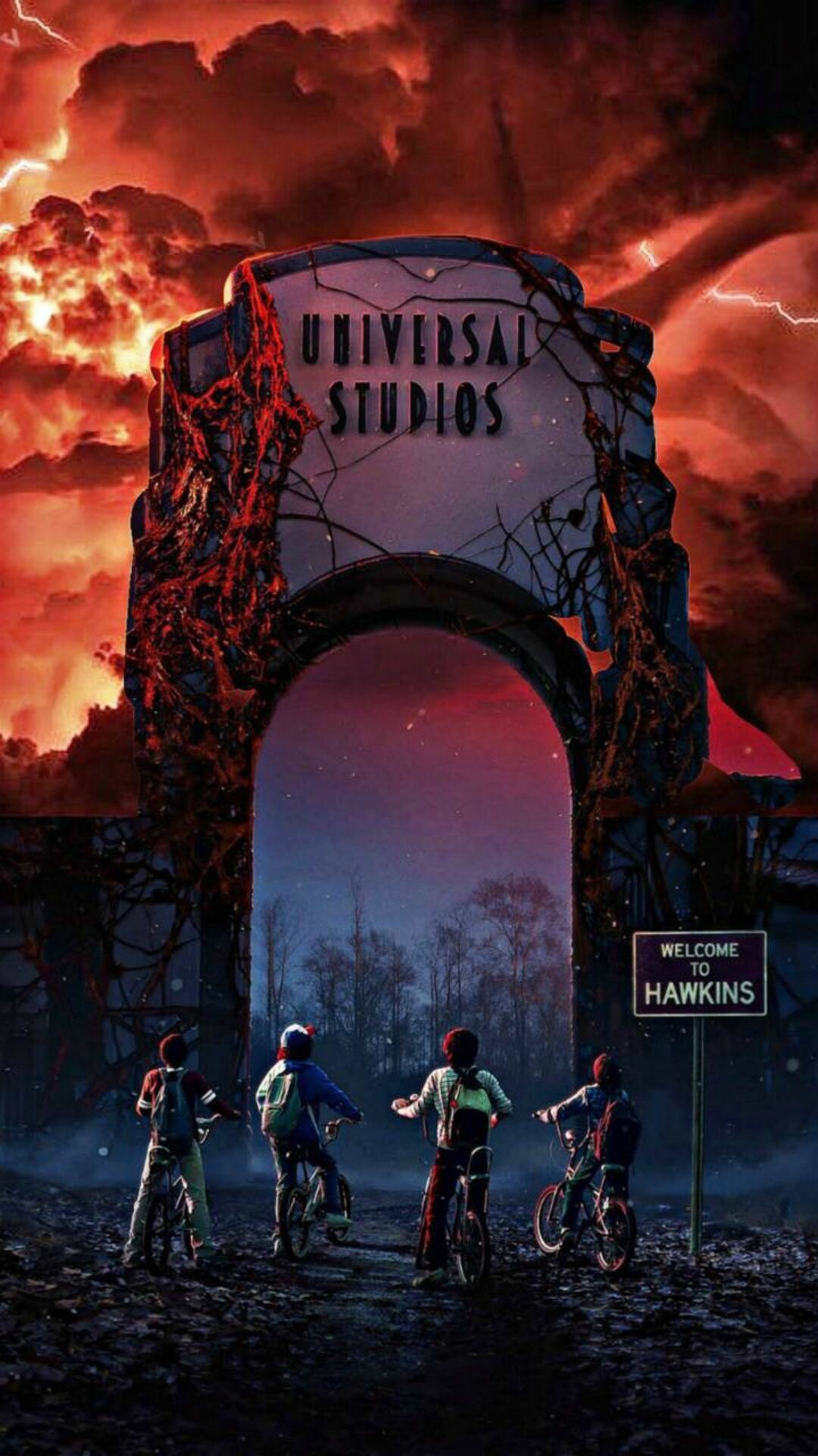 Upside Down, Stranger Things Wallpaper, 1080x1920 Full HD Phone