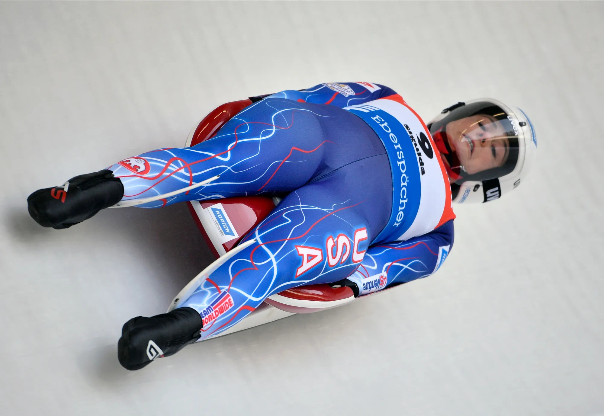 Luge crash pyeongchang, Olympic berth, Native athlete, Horrific accident, 2000x1380 HD Desktop