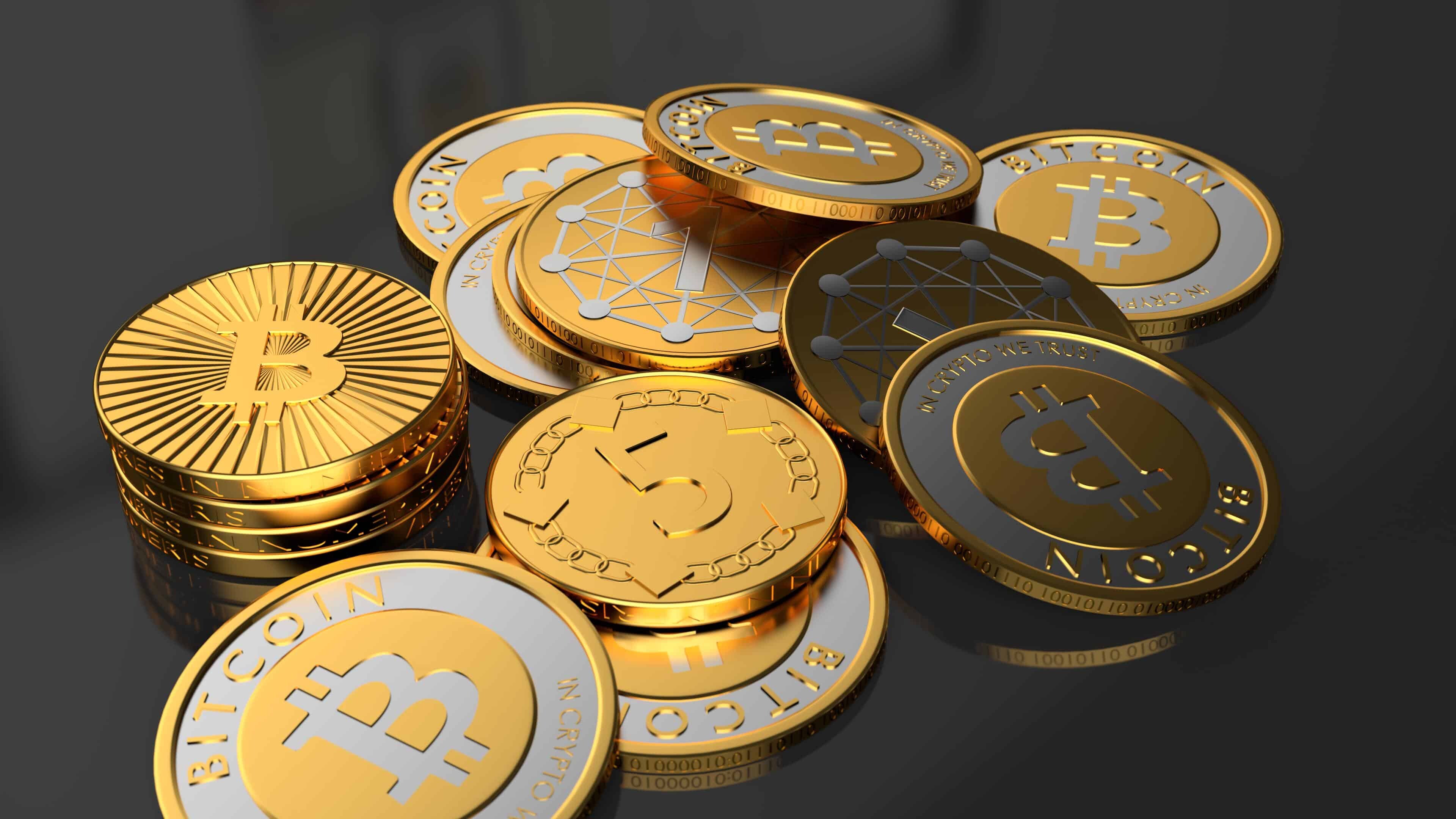 Bitcoin, Gold Coins Wallpaper, 3840x2160 4K Desktop