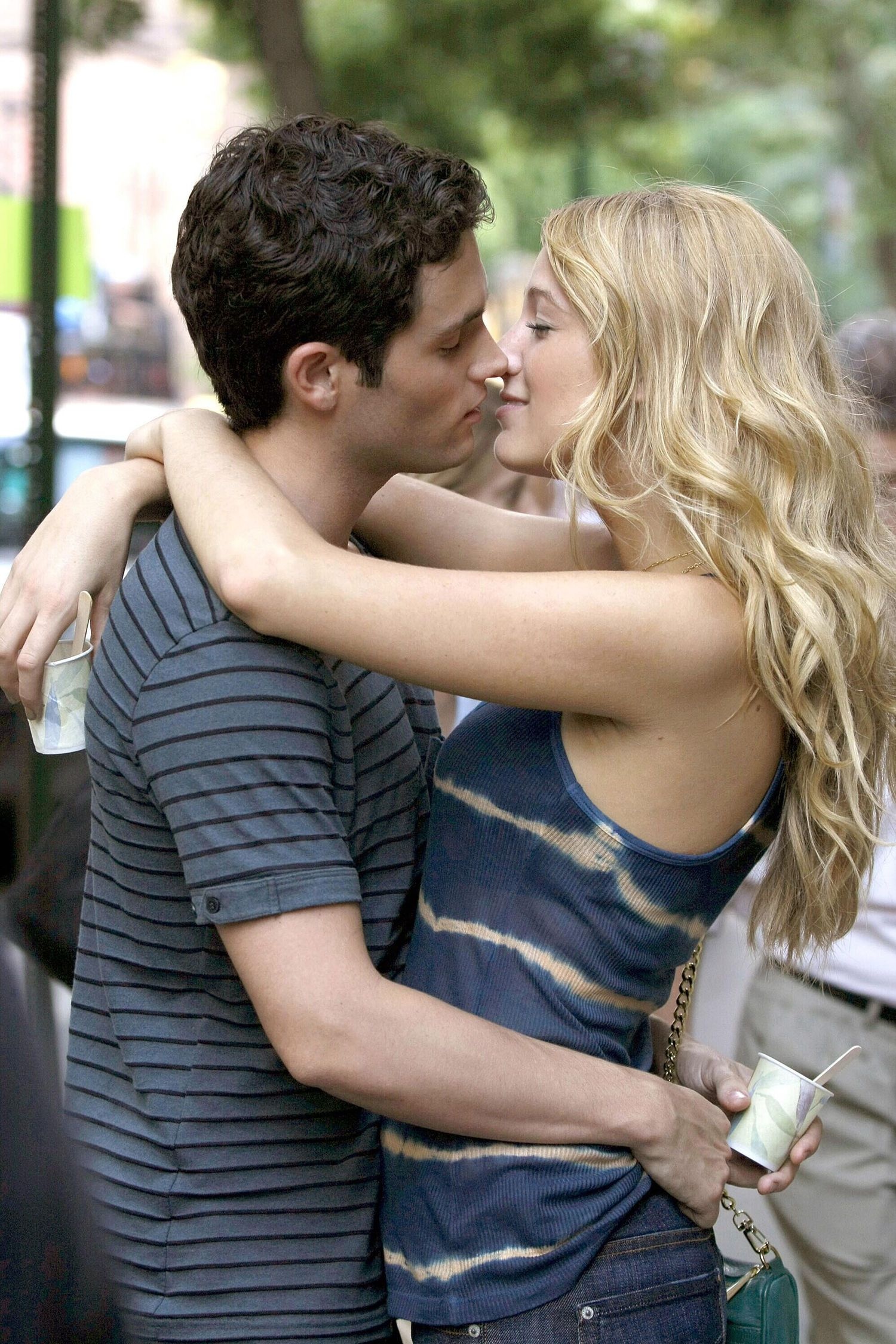 Blake Lively, Derena moments, Gossip Girl memories, Iconic couple, 1500x2250 HD Phone