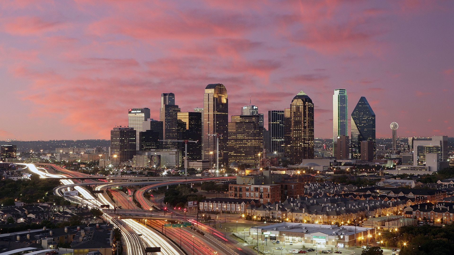 Dallas Skyline, Multifamily capital, Financial lending, Real estate market, 1920x1080 Full HD Desktop