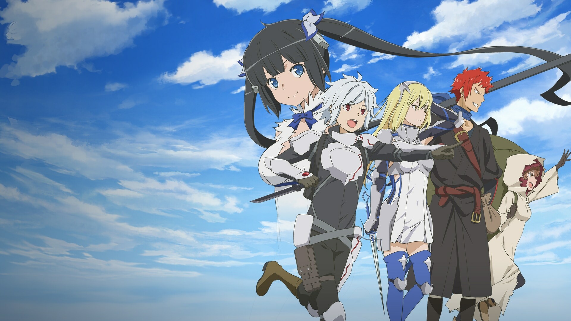 Is It Wrong to Try to Pick Up Girls in a Dungeon?, Infinite Combate, Familia Myth, Action game, 1920x1080 Full HD Desktop