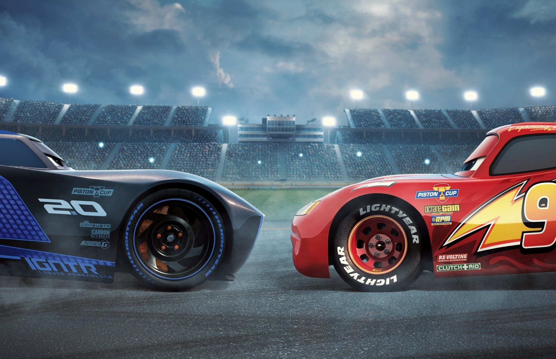 Lightning McQueen, Jackson Storm, Cars, 1920x1250 HD Desktop