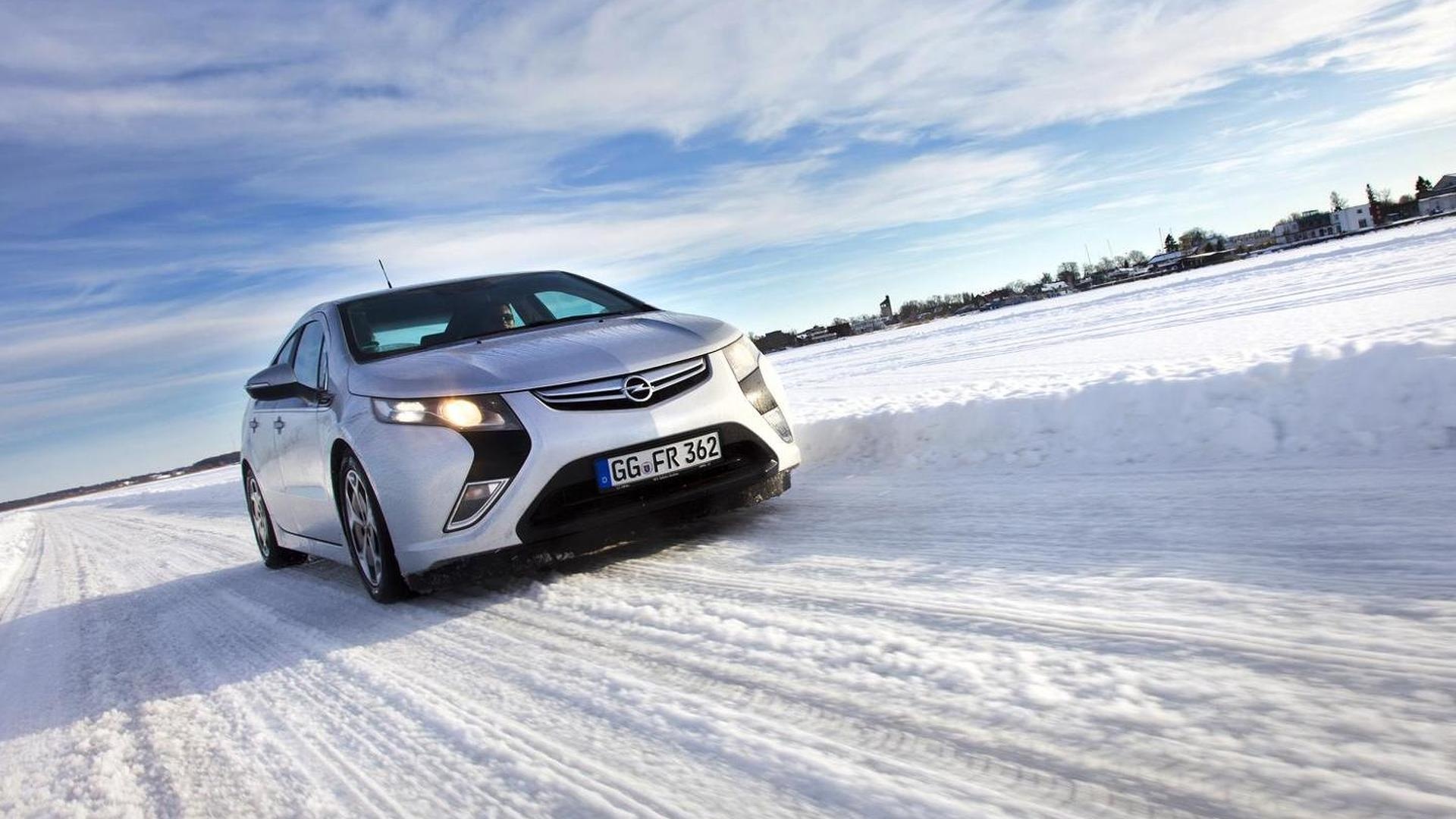 Opel Ampera, Tested on frozen Baltic Sea, Photos, Auto, 1920x1080 Full HD Desktop