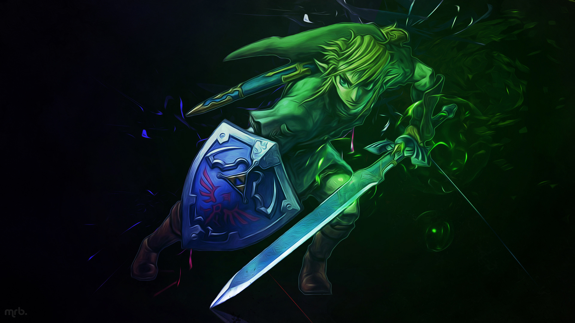 Zelda visual art, Vibrant illustrations, Iconic characters, High fantasy, Enchanting journey, 1920x1080 Full HD Desktop