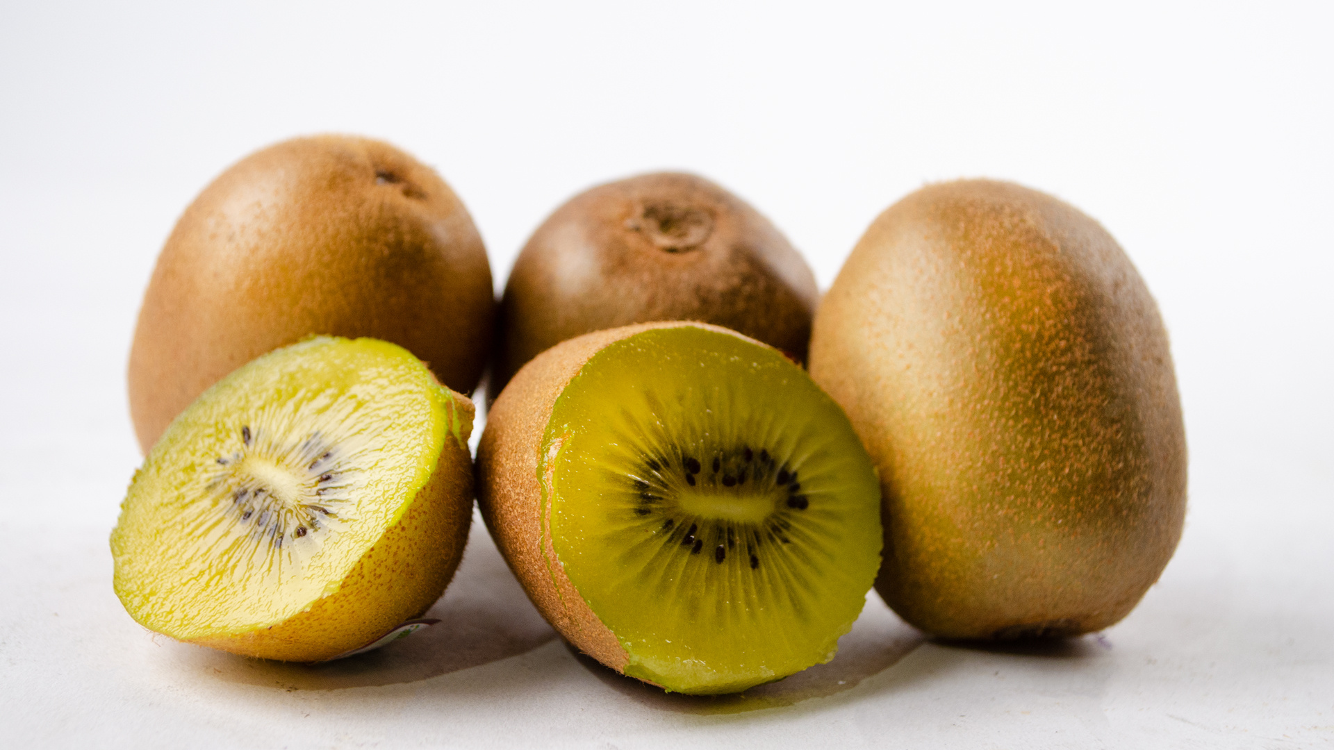 Golden kiwi fruit, Harvested treasure, Fruit crate, Fresh produce, 1920x1080 Full HD Desktop