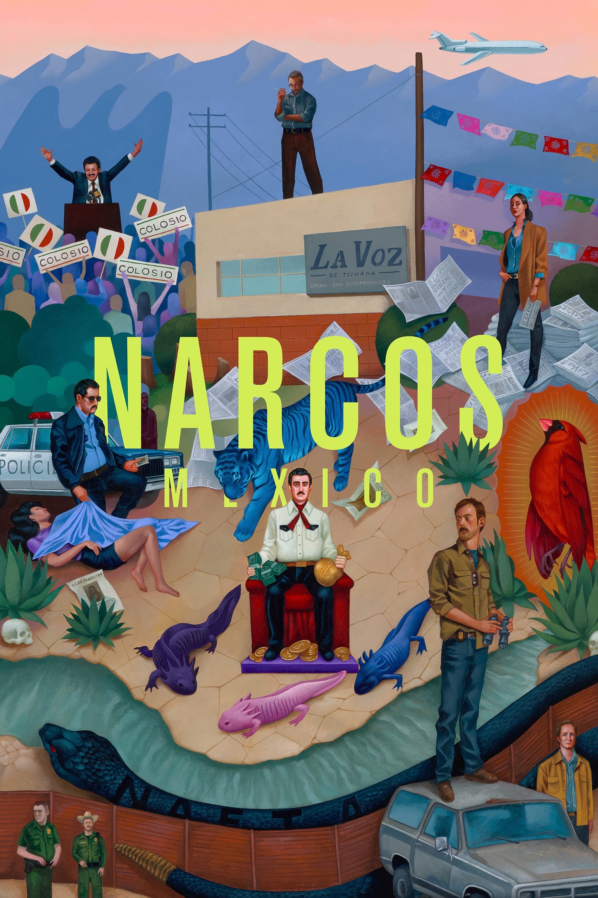 Poster, Narcos: Mexico Wallpaper, 2000x3000 HD Phone