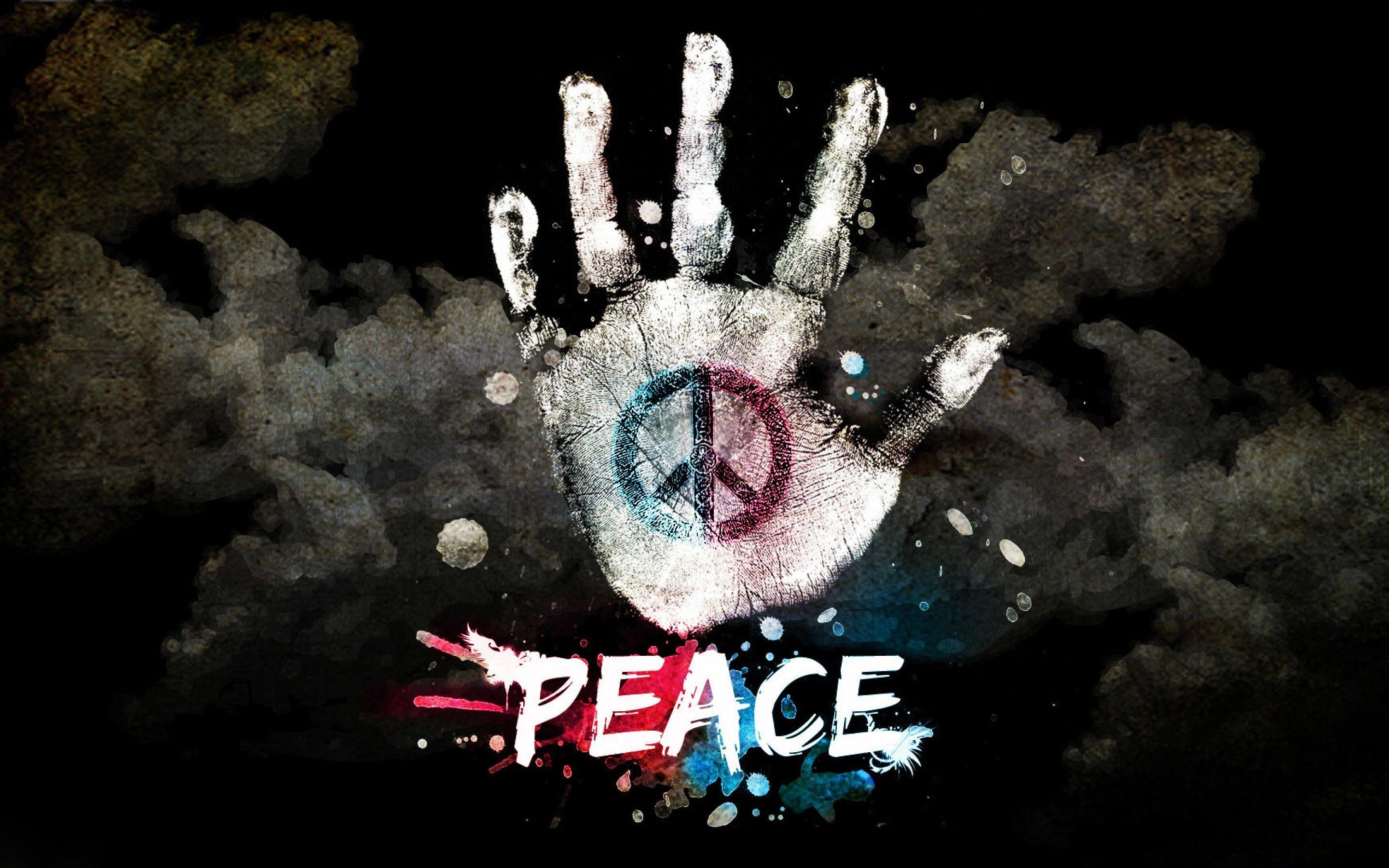 Artwork, Peace Sign Wallpaper, 2880x1800 HD Desktop