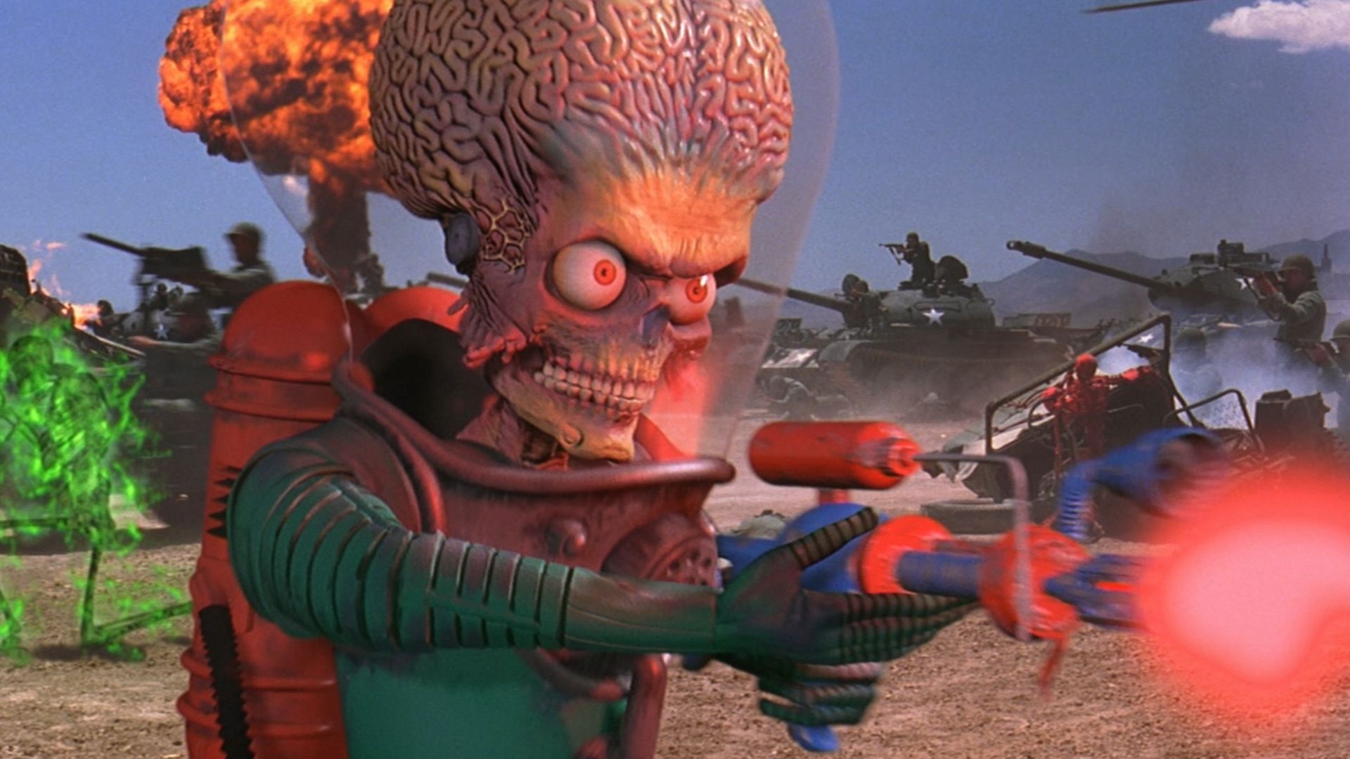 Mars Attacks!, HD wallpapers, Alien invasion, Martian mayhem, 1920x1080 Full HD Desktop