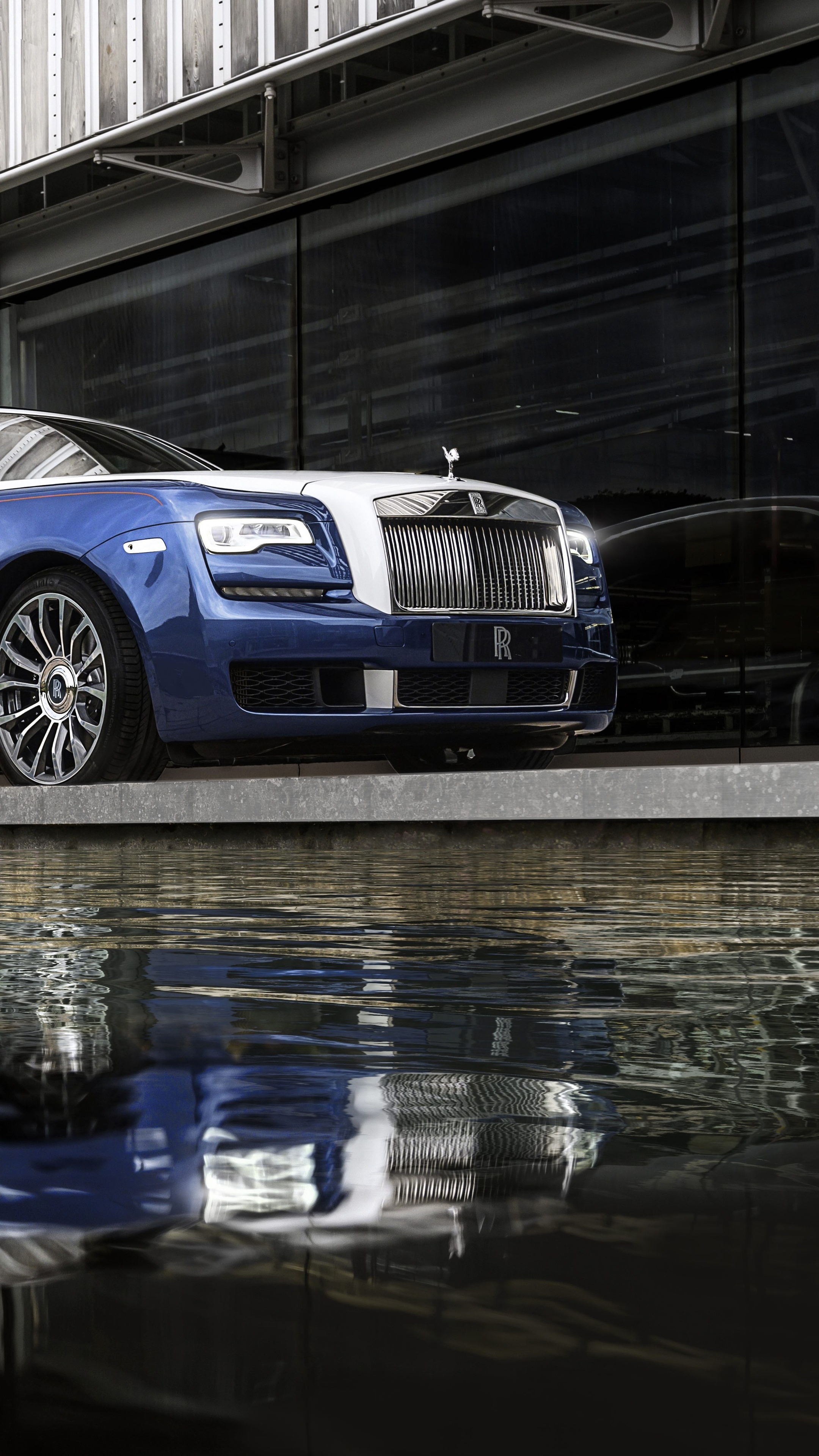 Rolls-Royce Ghost, Zenith collection, 2019 model, Stunning visuals, 2160x3840 4K Phone