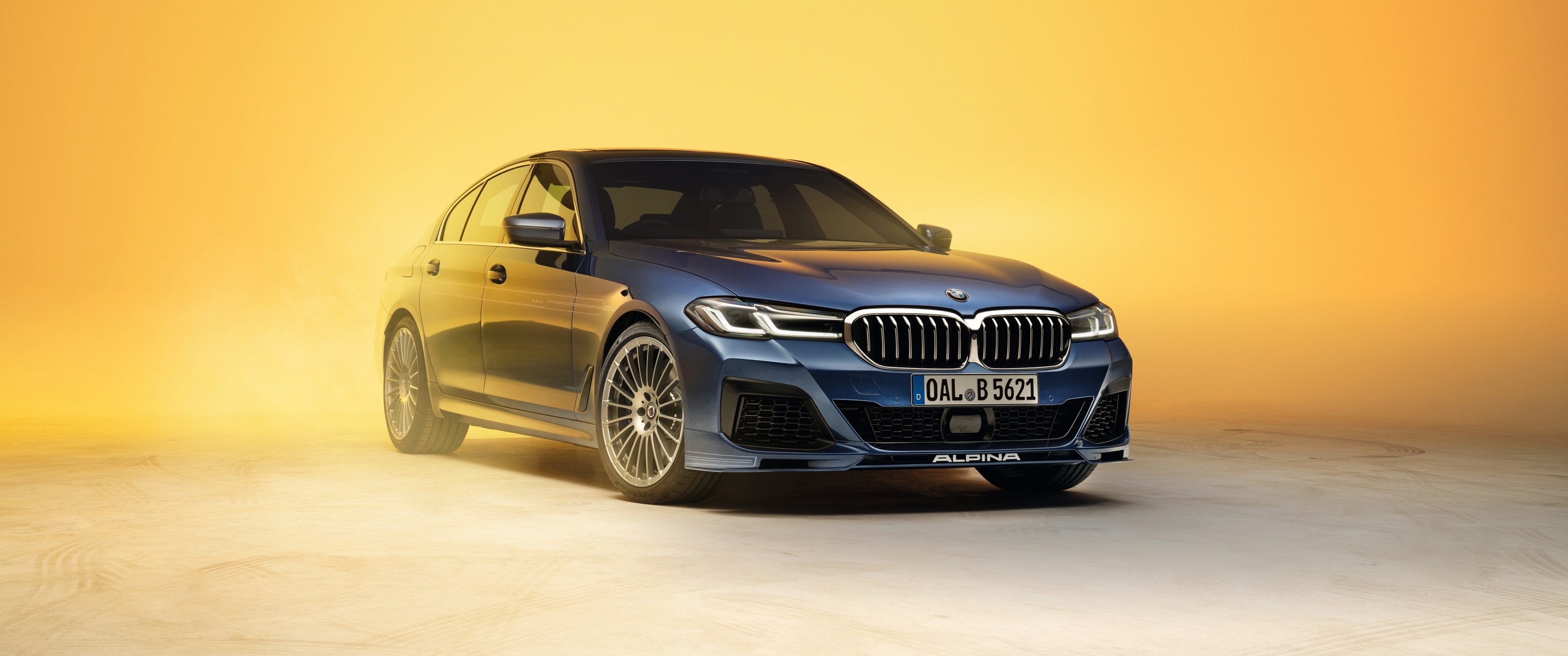 Alpina B5 Limousine, BMW 5 Series Wallpaper, 3440x1440 Dual Screen Desktop