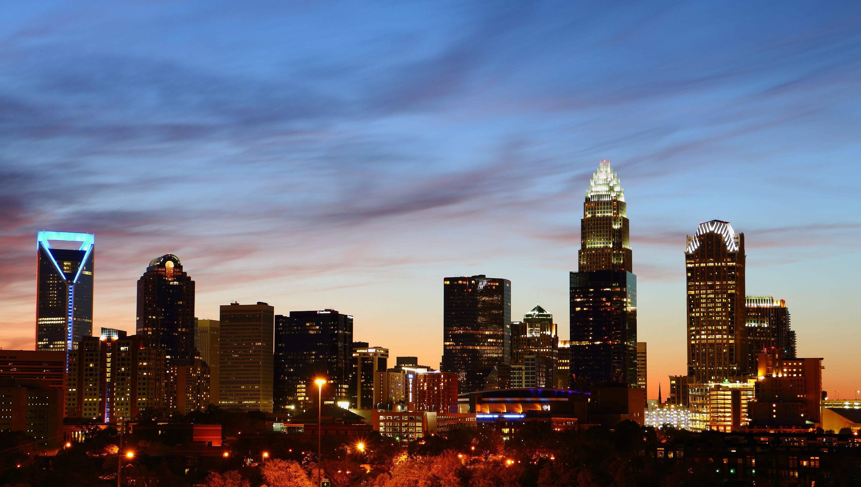 Charlotte skyline pictures, Album on Imgur, Charlotte photography, City aesthetic, 3290x1860 HD Desktop