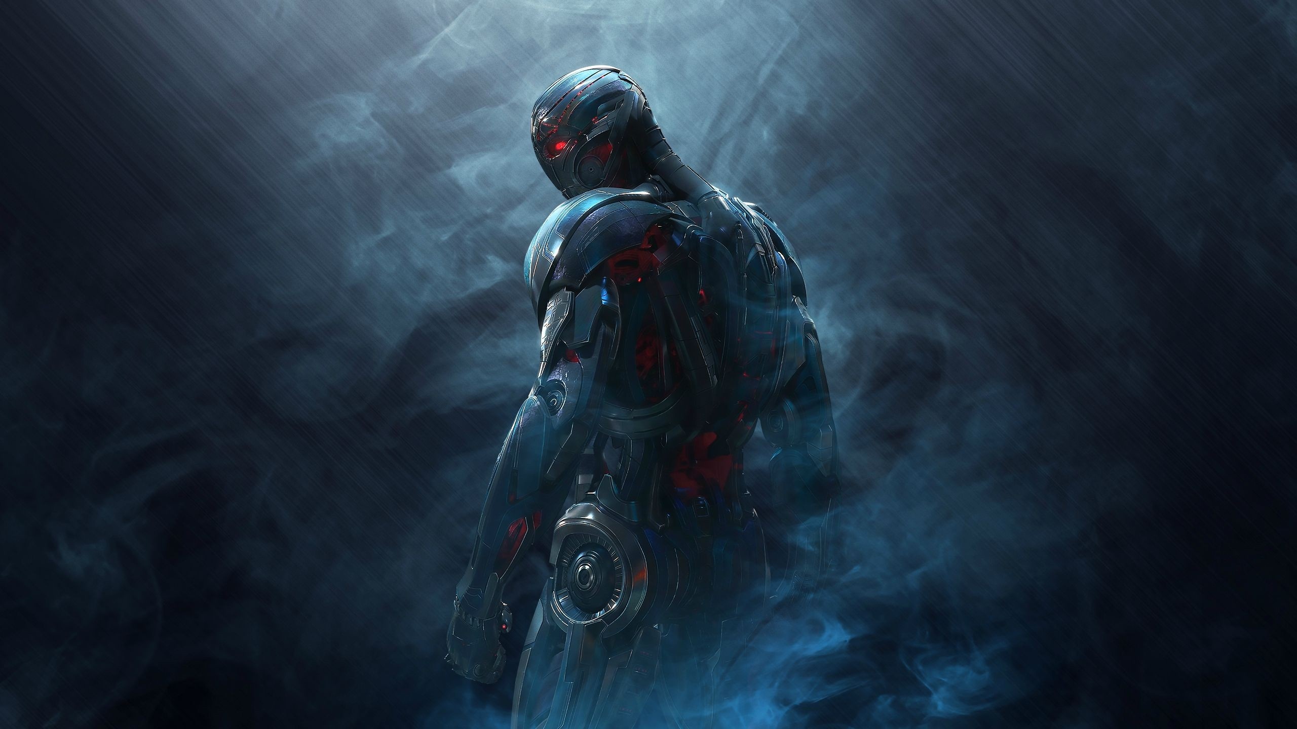 Avengers: Age of Ultron, Robot smoke, Marvel comics, Geulach, 2560x1440 HD Desktop