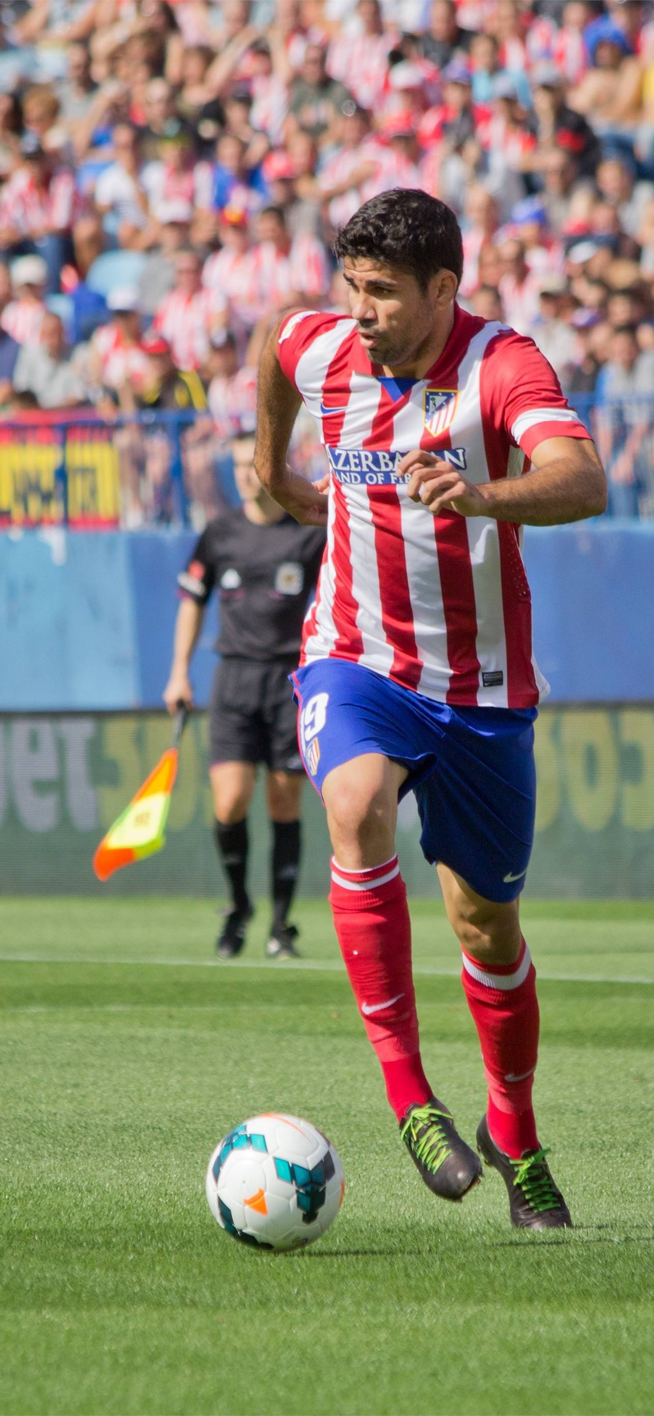 Diego Costa, Atletico Madrid, iPhone wallpapers, High-quality images, 1290x2780 HD Phone