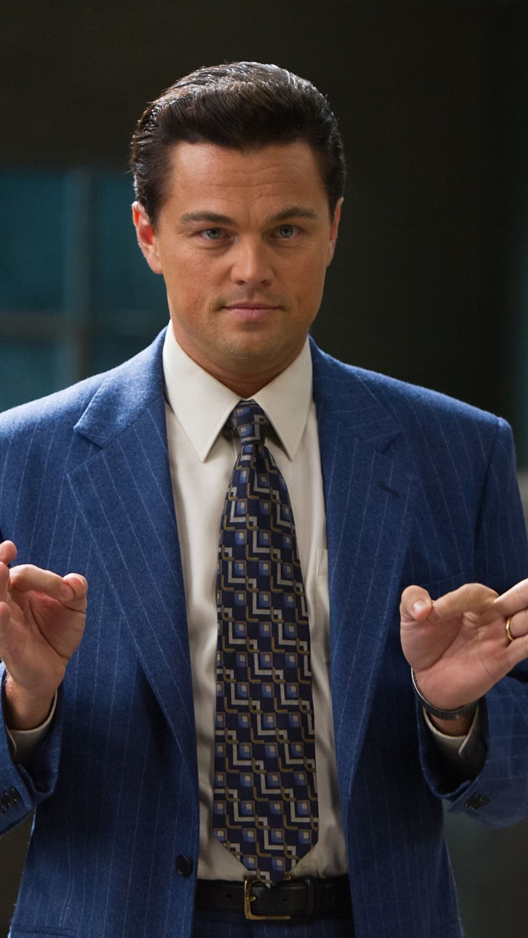 The Wolf of Wall Street, AppleiPhone 6 background, Wall Street allure, Leo DiCaprio, 1080x1920 Full HD Phone