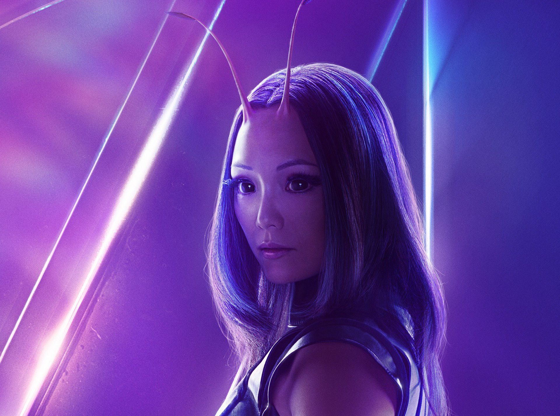 Mantis, Marvel wallpapers, Vibrant background, Dynamic superhero, 1920x1430 HD Desktop