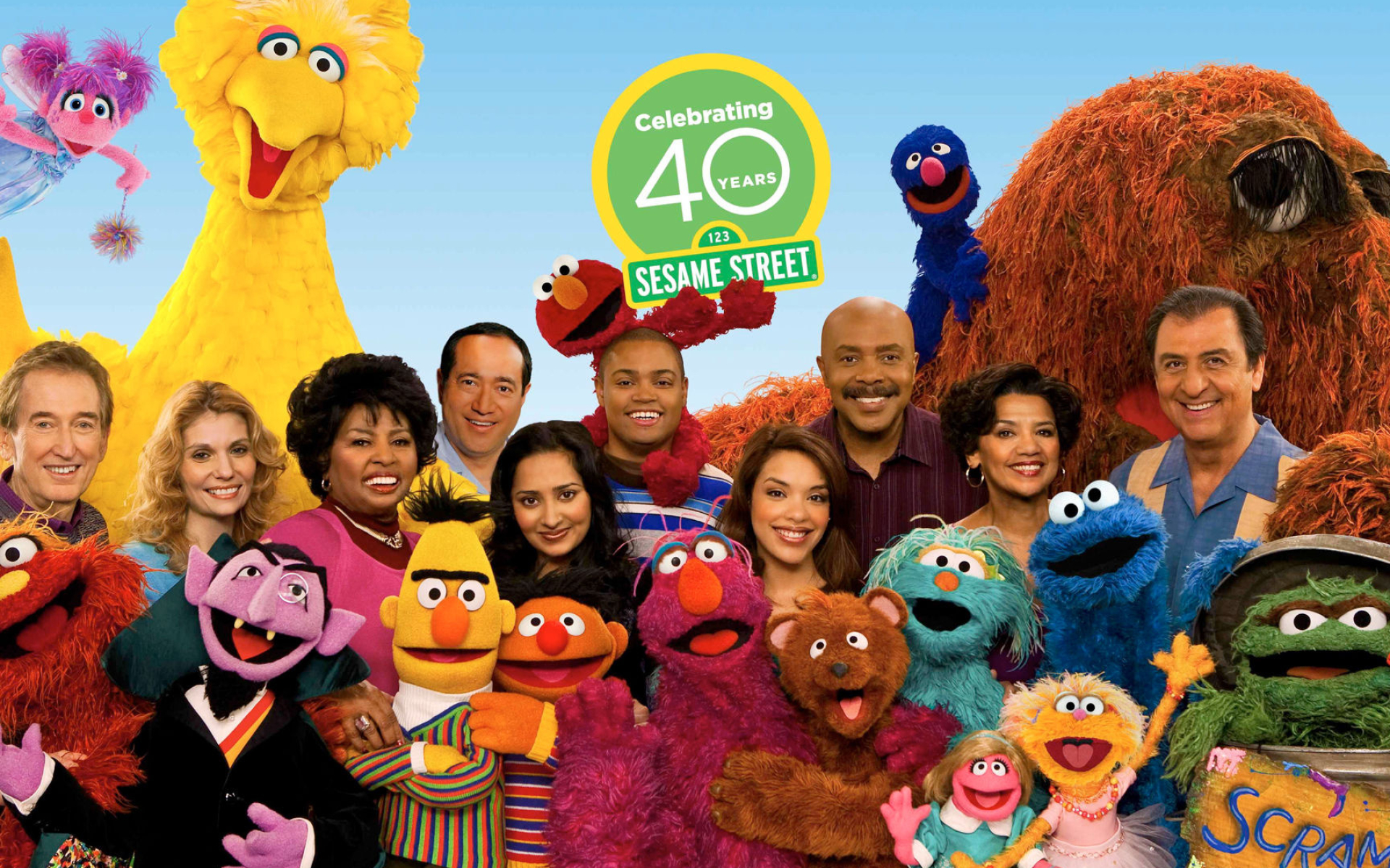 Sesame Street Animation, TV series screensaver, Widescreen display, Entertaining backgrounds, 1920x1200 HD Desktop