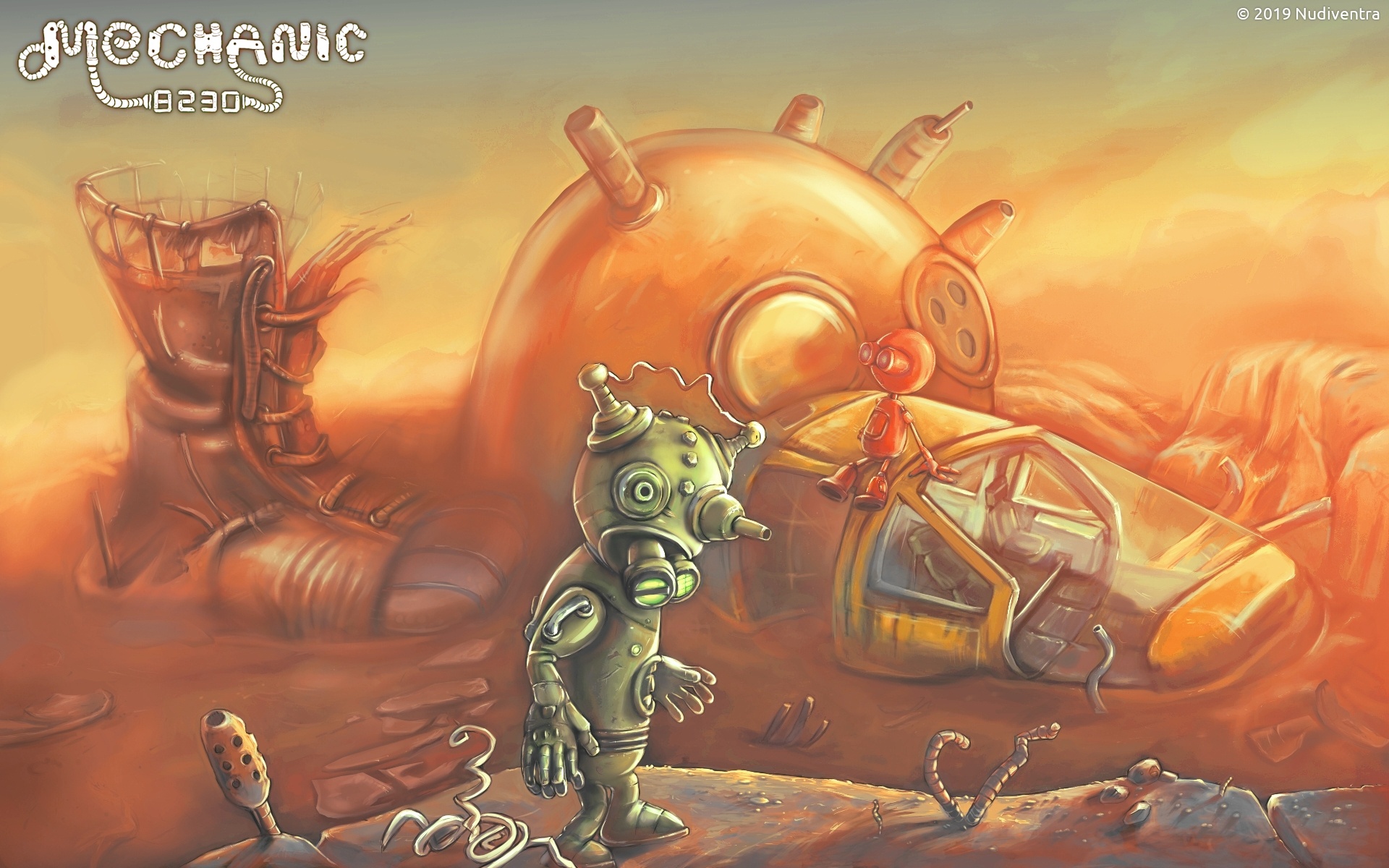 Mechanic 8230 (Game), Escape from Ilgrot release, Works in progress, Demo showcase, 1920x1200 HD Desktop