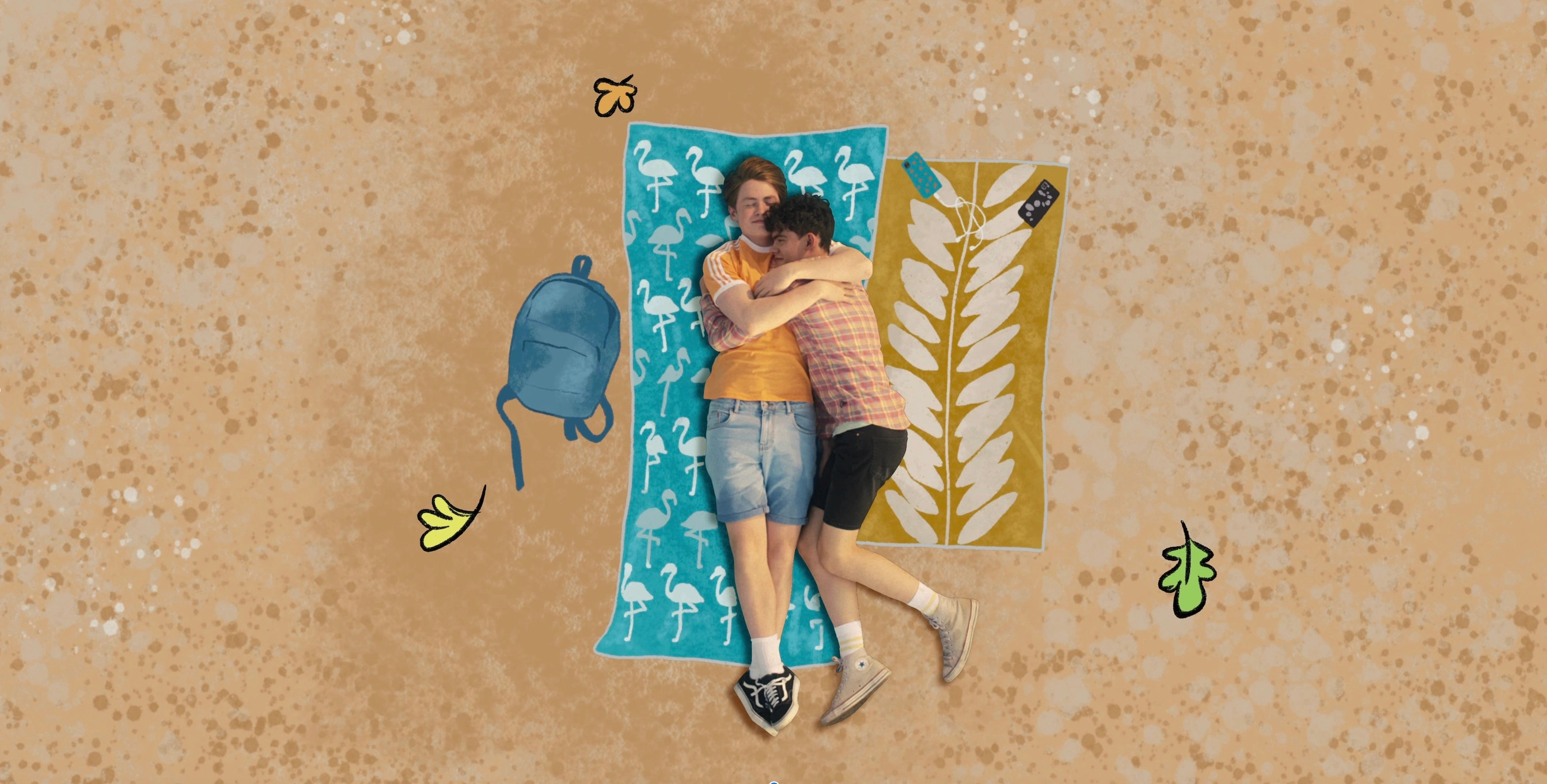 Heartstopper series, Twitter chart-topper, Netflix debut, Queer high school, 2690x1370 HD Desktop