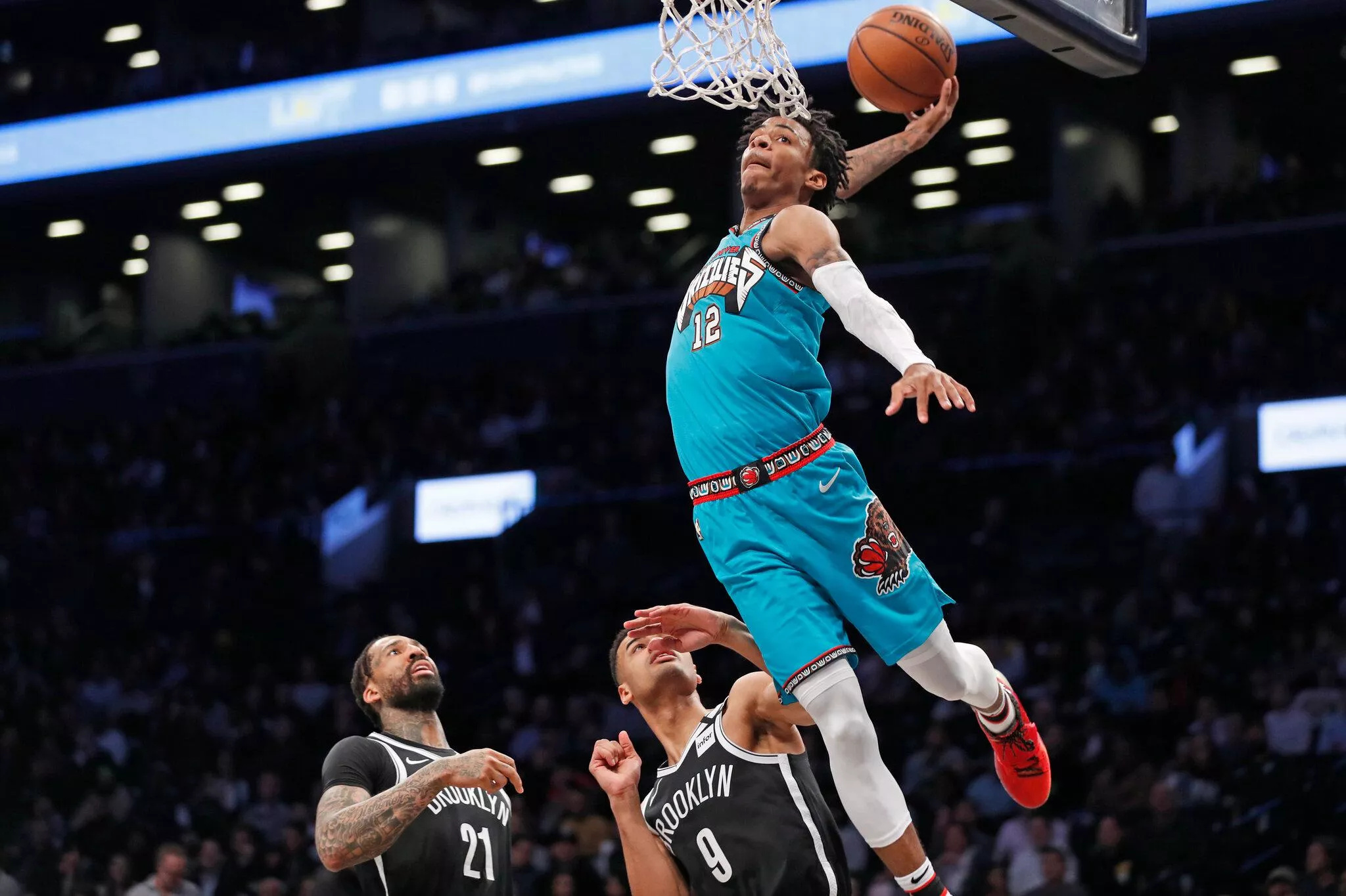 Grizzlies vs Nets, Ja Morant Wallpaper, 2050x1370 HD Desktop