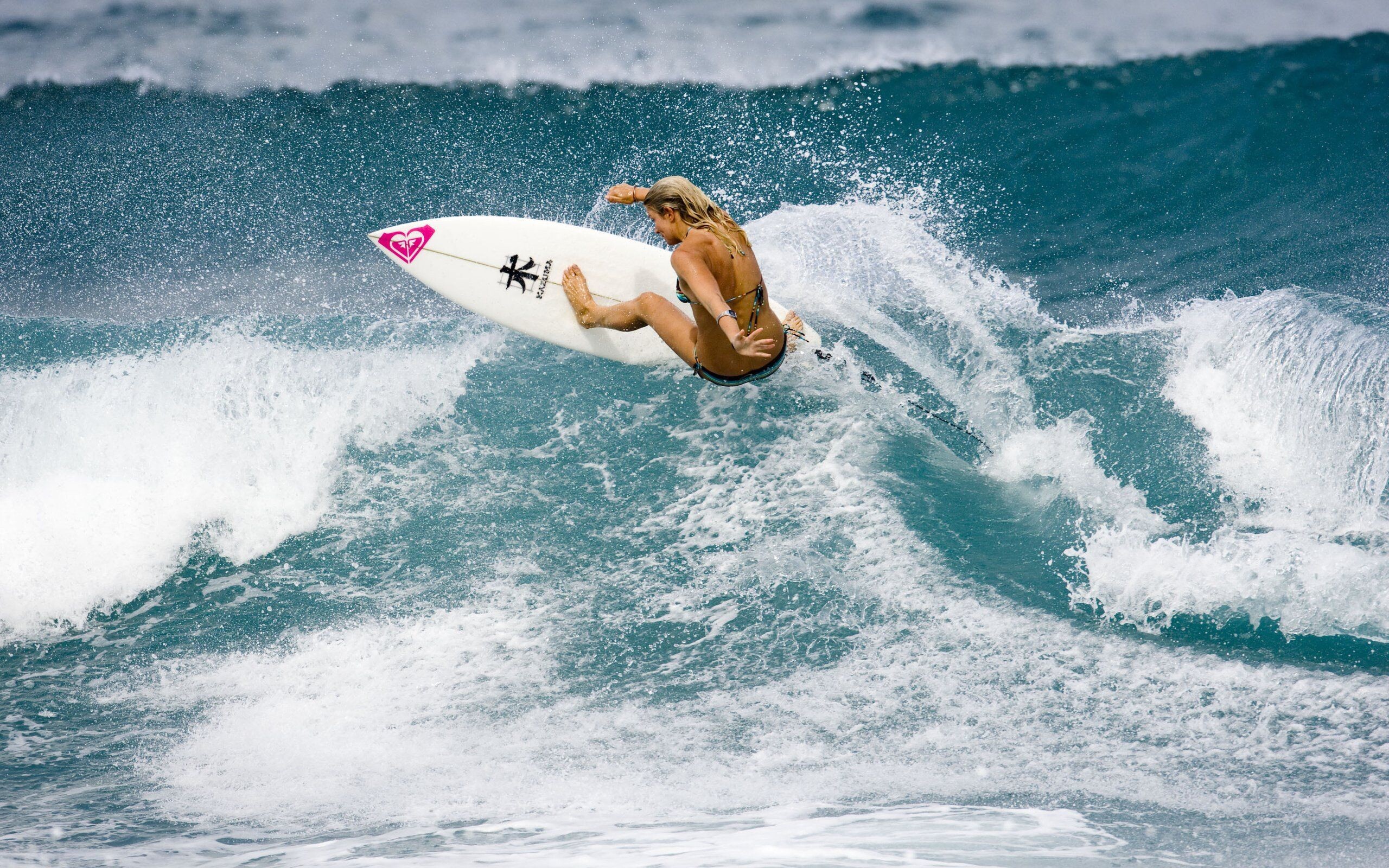 Kazuma surfboard, Girl Surfing Wallpaper, 2560x1600 HD Desktop
