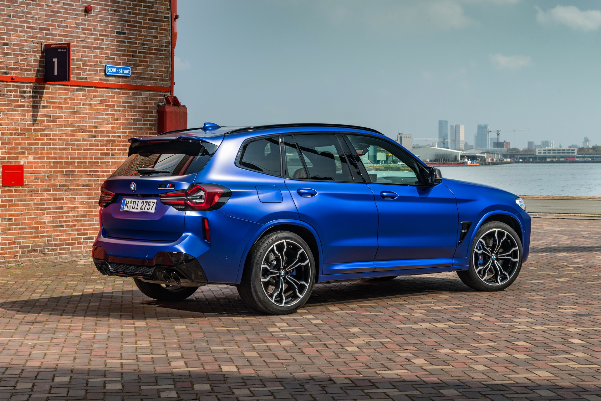 2022 BMW X3 M Competition, Rear three quarter, Speed demon, 1930x1290 HD Desktop