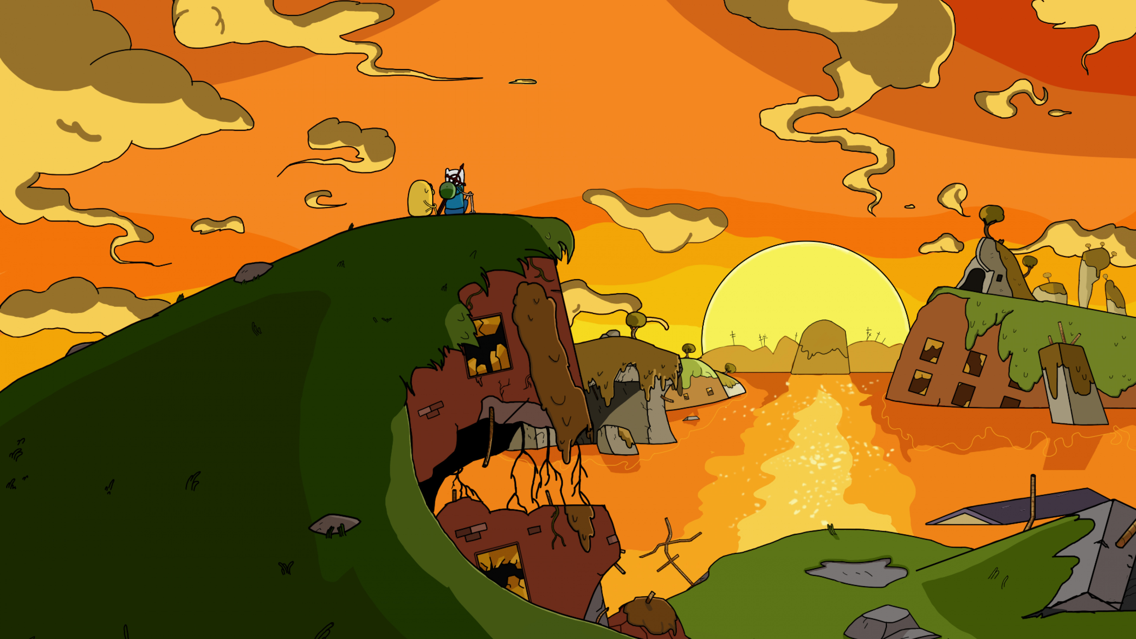 Land of Ooo, Adventure Time Wallpaper, 3840x2160 4K Desktop