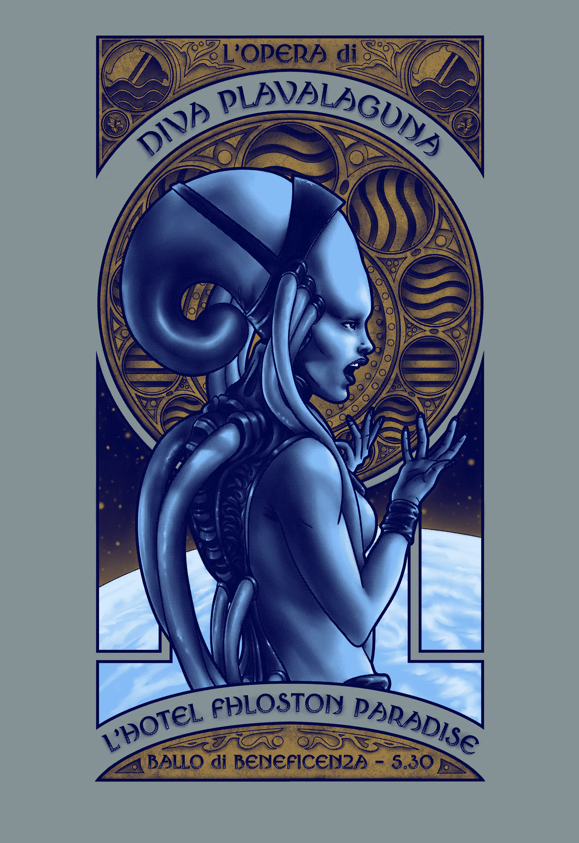 Diva, Fifth Element character, Fan art, Operatic performance, 1920x2800 HD Phone