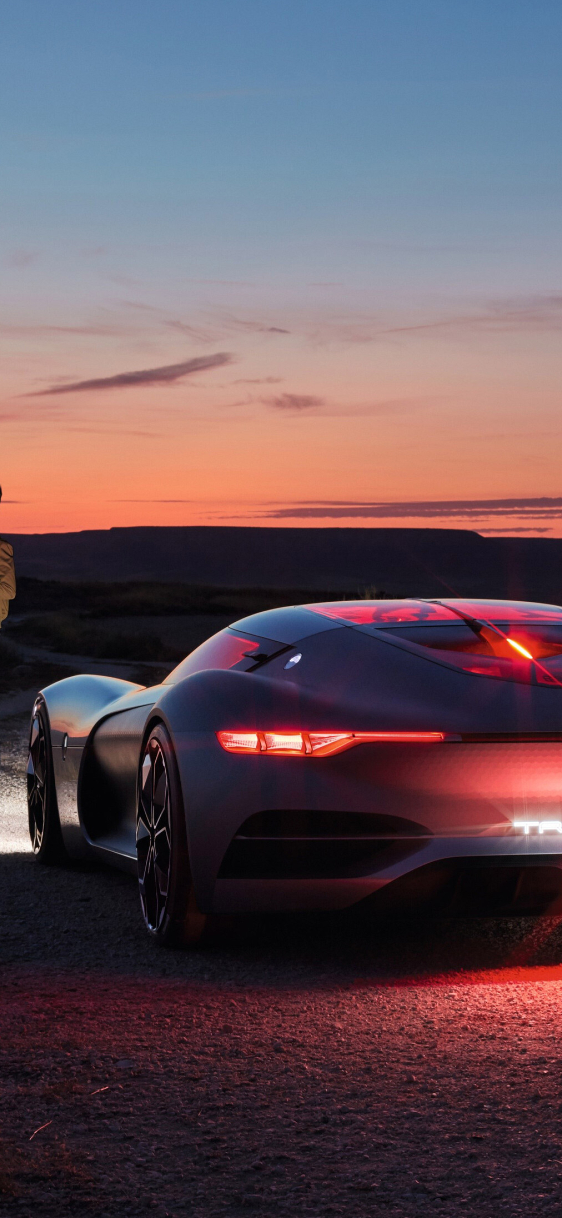 Renault Trezor Concept, iPhone wallpapers, HD 4K images, Futuristic car, 1130x2440 HD Phone
