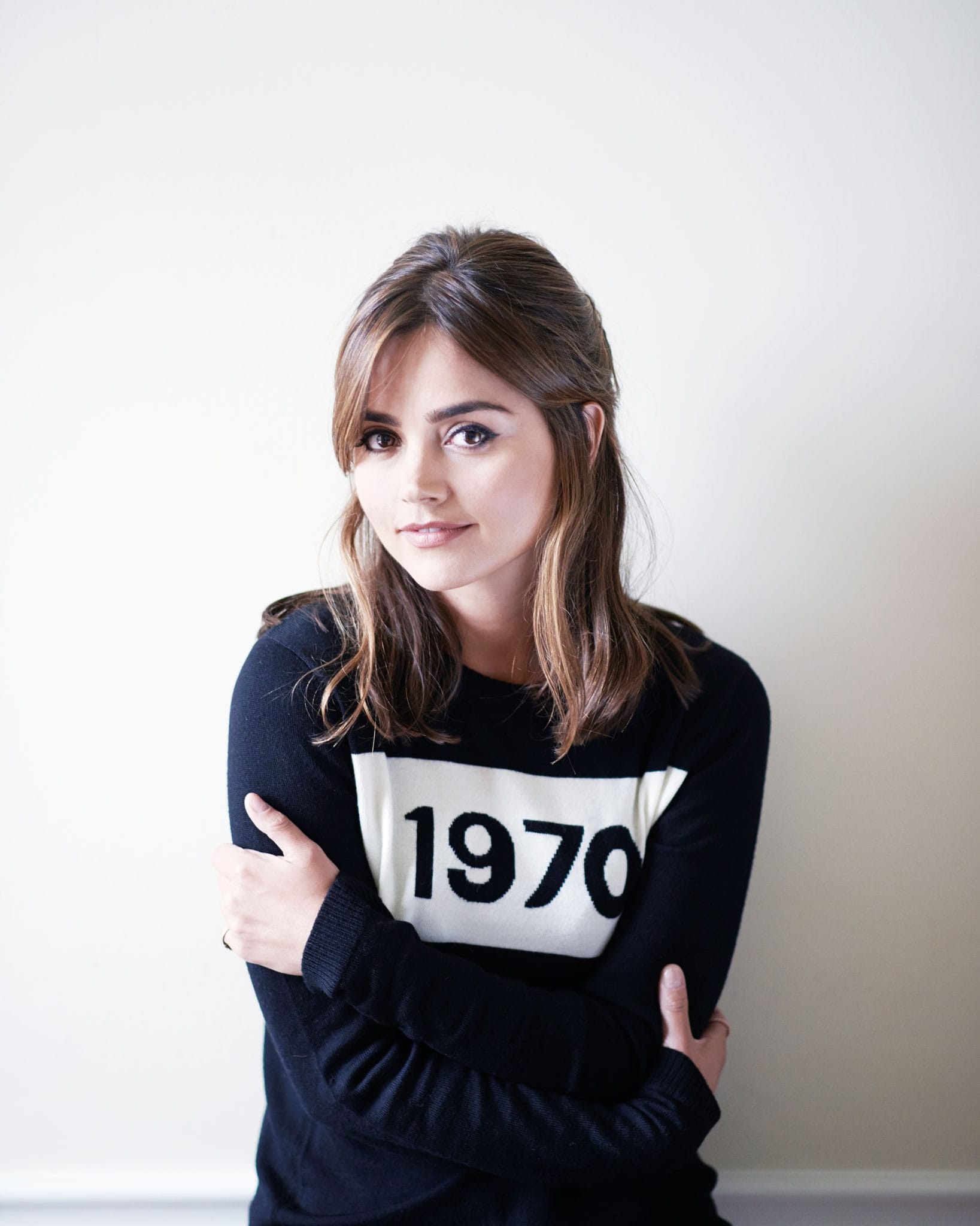 Jenna Coleman, Top actress, Stunning wallpapers, Screen backgrounds, 1640x2050 HD Phone
