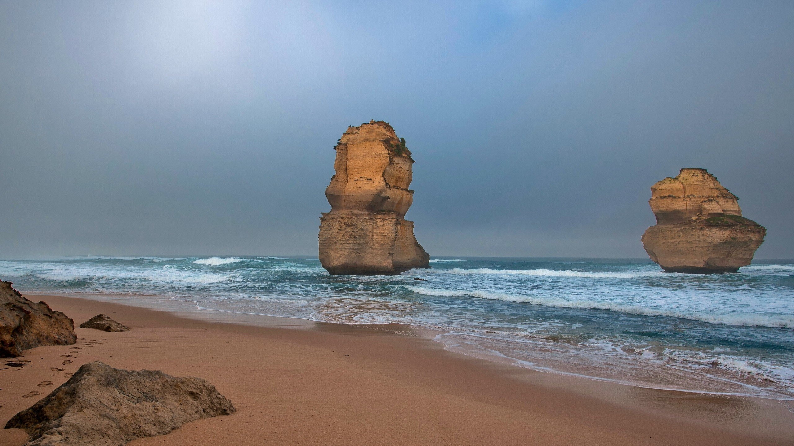 Gibson Steps, Ocean Landscape Wallpaper, 2560x1440 HD Desktop