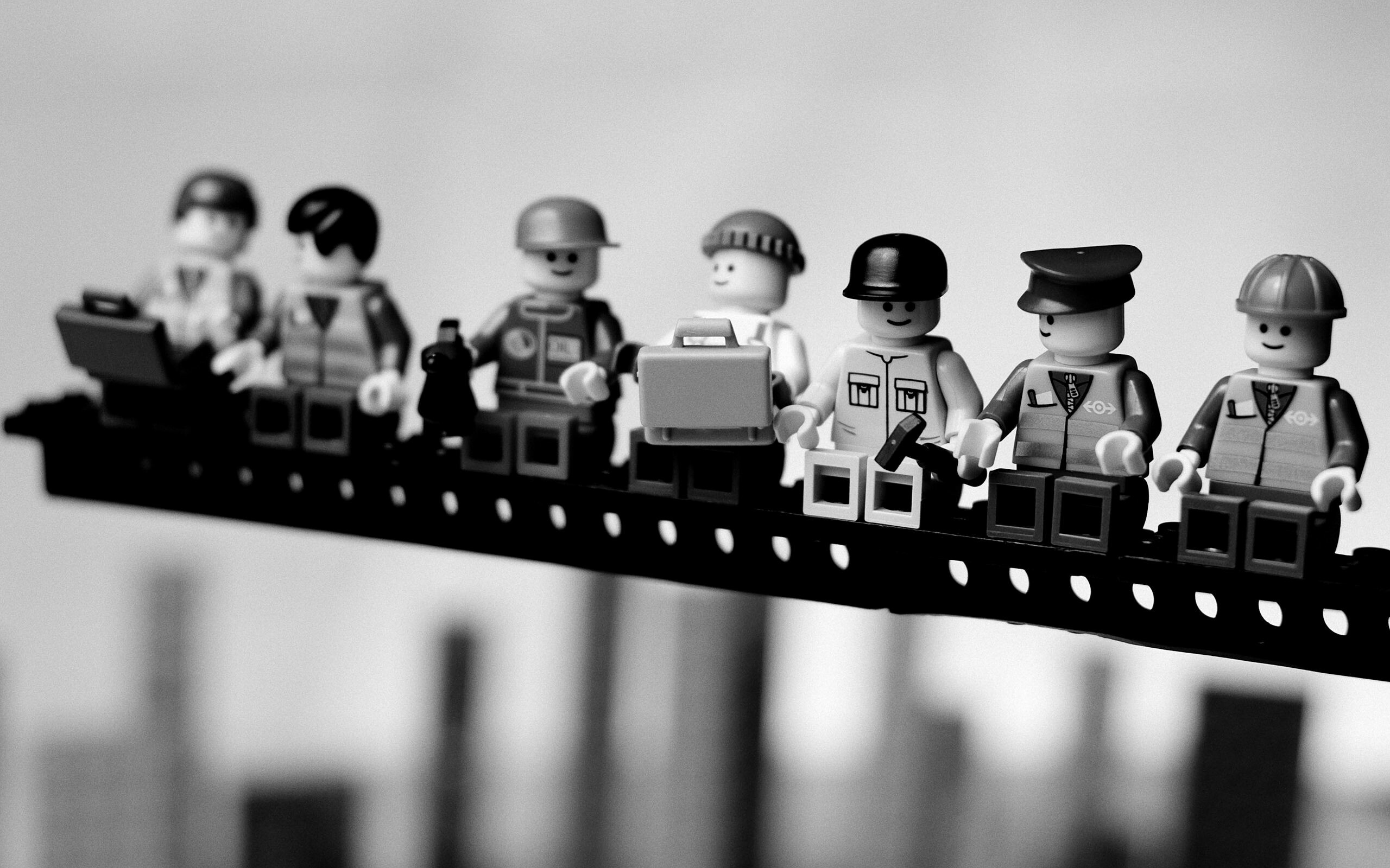 Humorous Lego scenes, Whimsical creations, Playful interpretations, Laugh-inducing builds, 2560x1600 HD Desktop