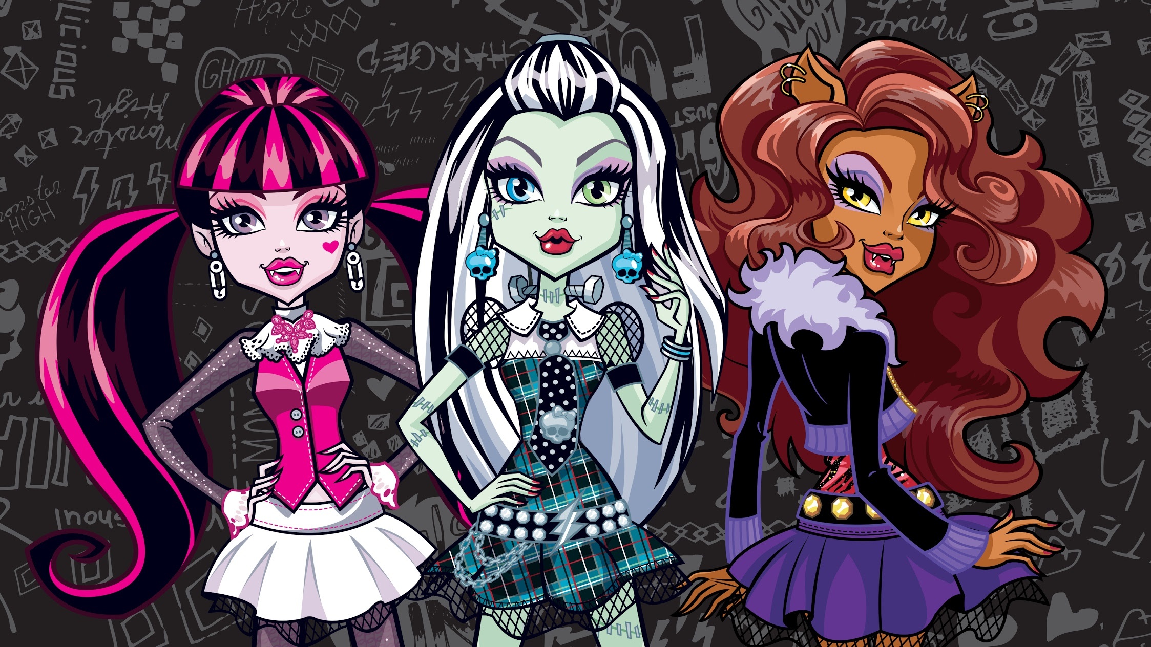 Monster High, HD wallpaper, Eerie aesthetic, Enigmatic characters, 2250x1270 HD Desktop