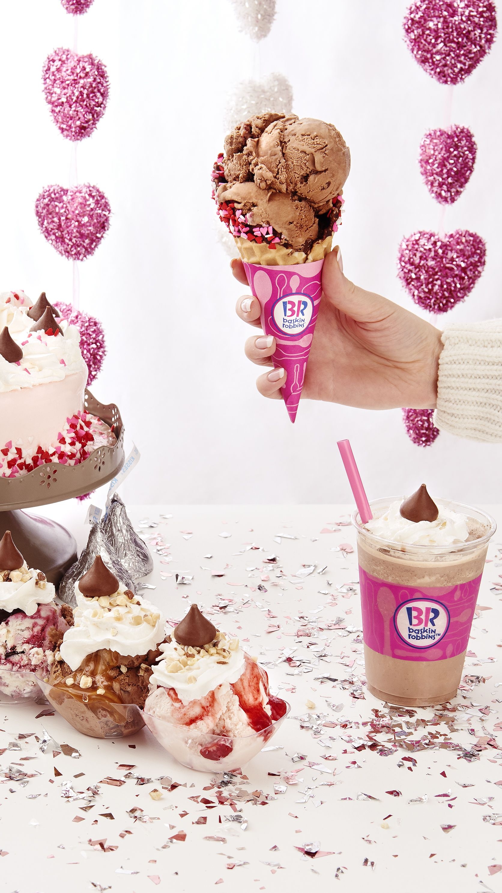 Baskin Robbins ice cream, Cherry cordial, Wallpaper ideas, Wallpapers, 1680x2980 HD Phone