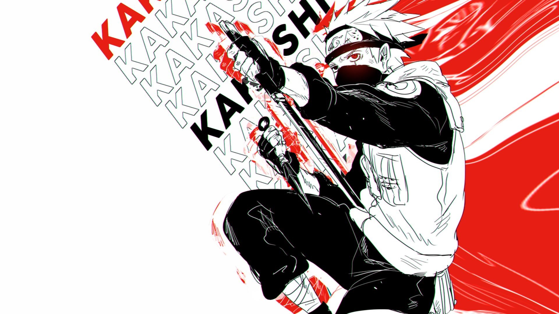Hatake Kakashi, Hokage warrior, Naruto anime, HD wallpaper, 1920x1080 Full HD Desktop