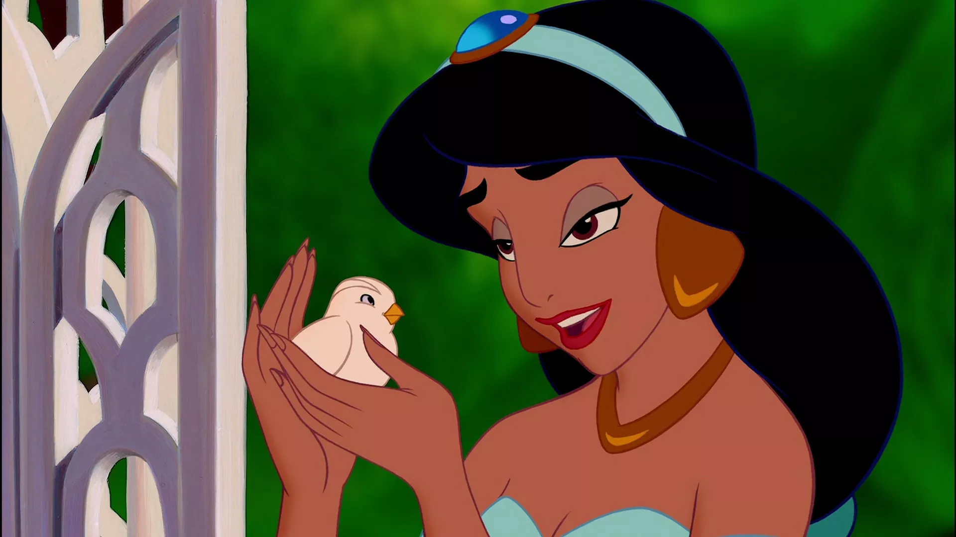 Disney princess profiles, Jasmine from Aladdin, Rotoscopers, 1920x1080 Full HD Desktop
