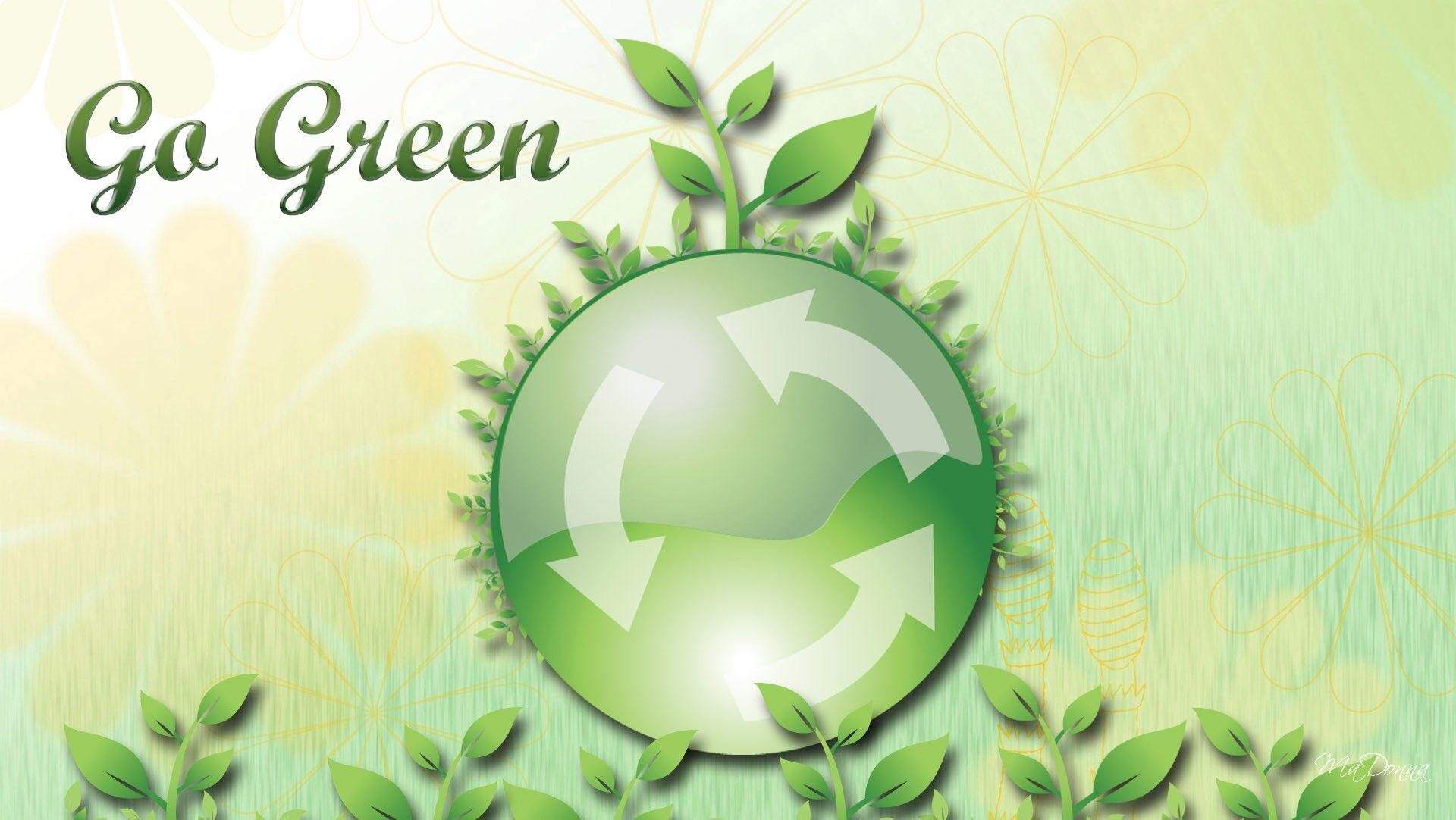 Go Green, High-definition wallpapers, Eco-friendly theme, 1920x1090 HD Desktop