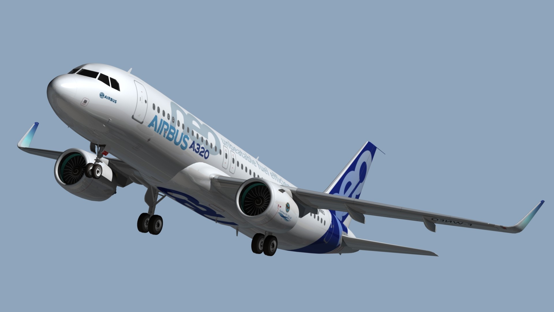 Airbus A320neo, Stunning Wallpapers, Airline Photography, Aviation Enthusiasts, 1920x1080 Full HD Desktop