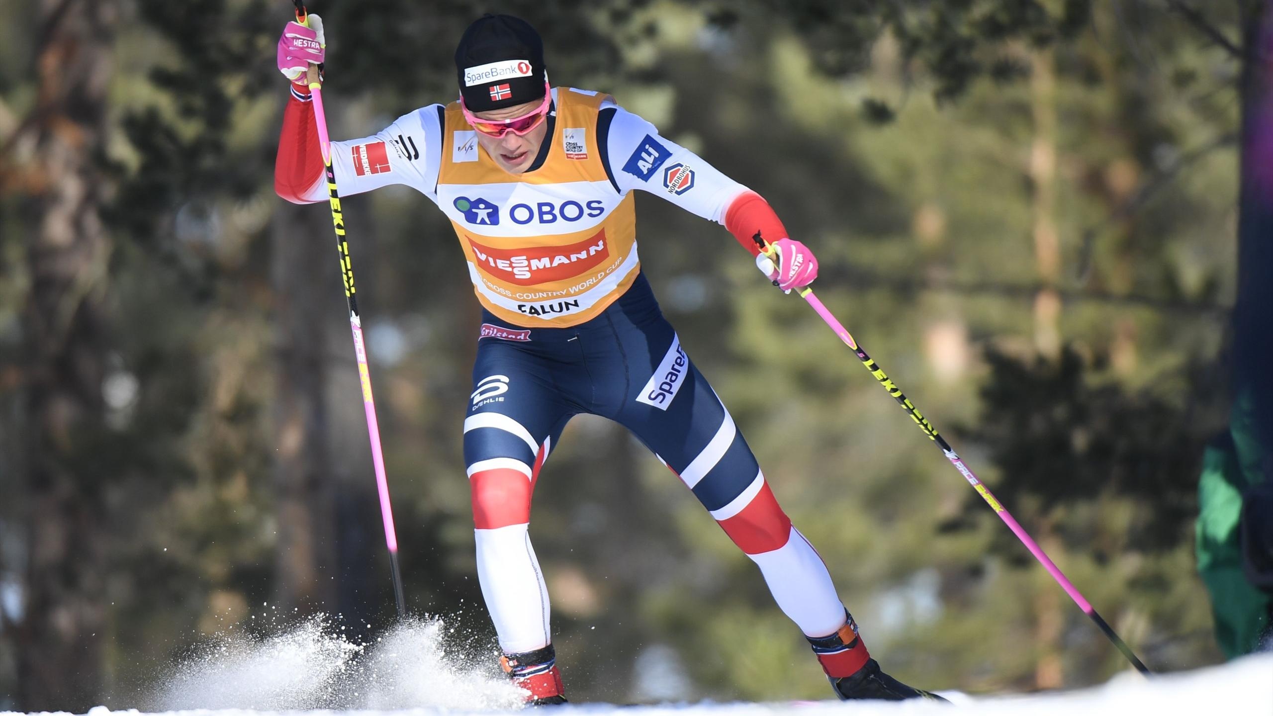 Falun 2018, Johannes Hoesflot Klaebo Wallpaper, 2560x1440 HD Desktop