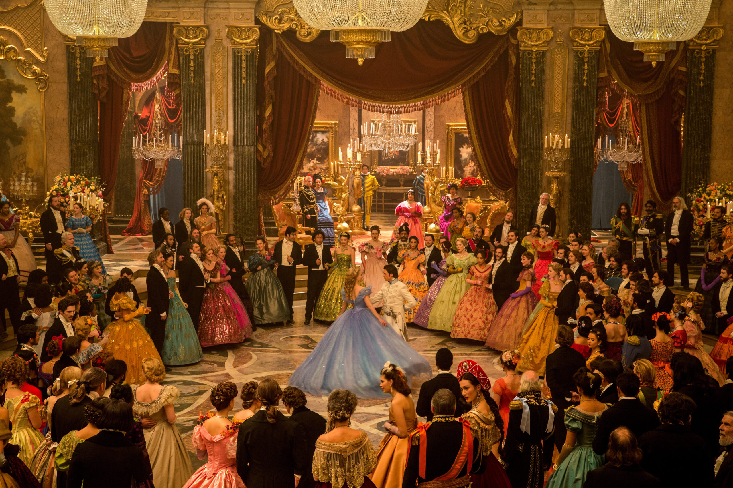 Lily James, Cinderella actress, Movie posters, HD wallpapers, 2560x1710 HD Desktop