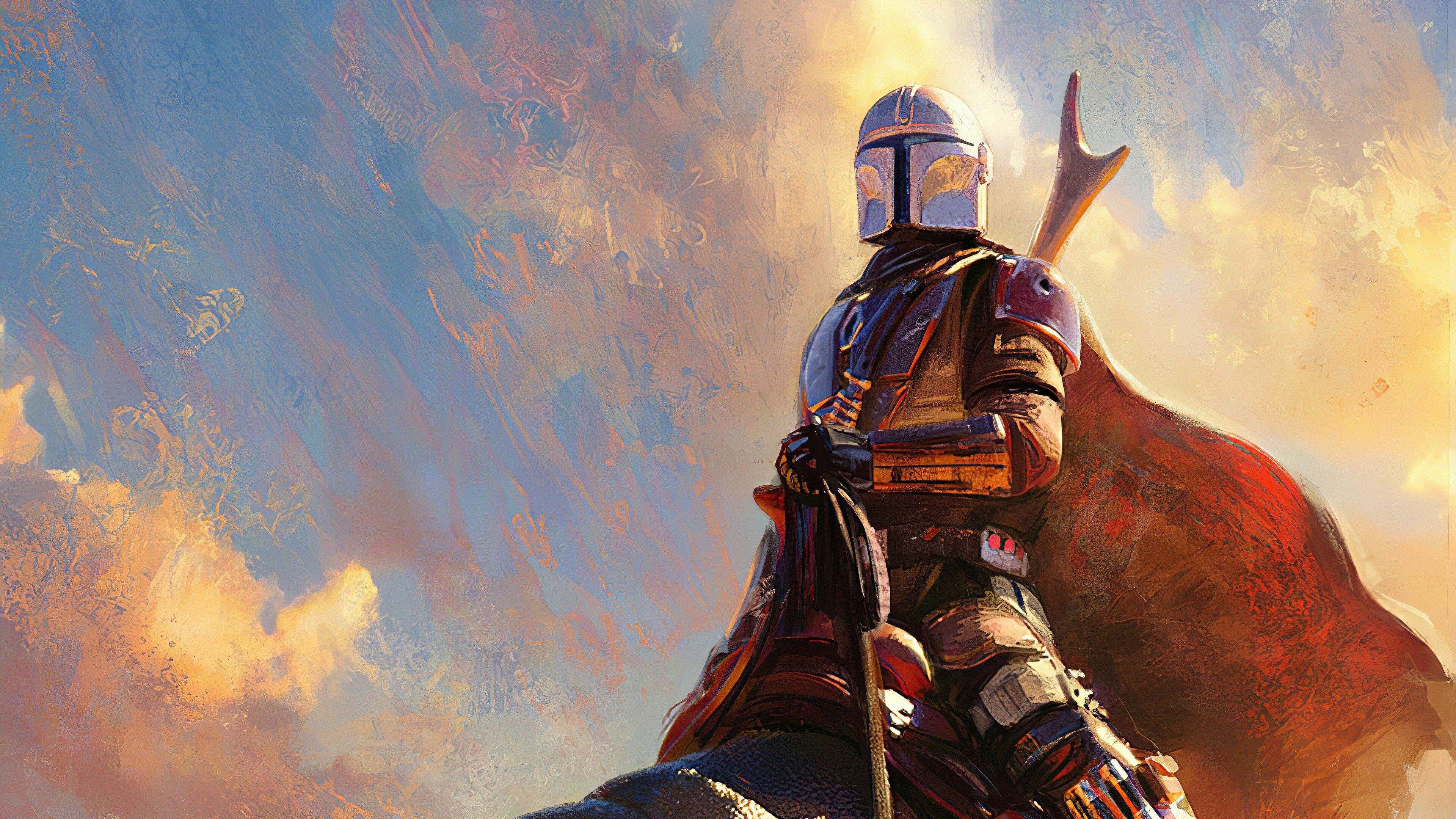 The Mandalorian, 4K wallpaper, Yoda in action, Star Wars-inspired, 3840x2160 4K Desktop