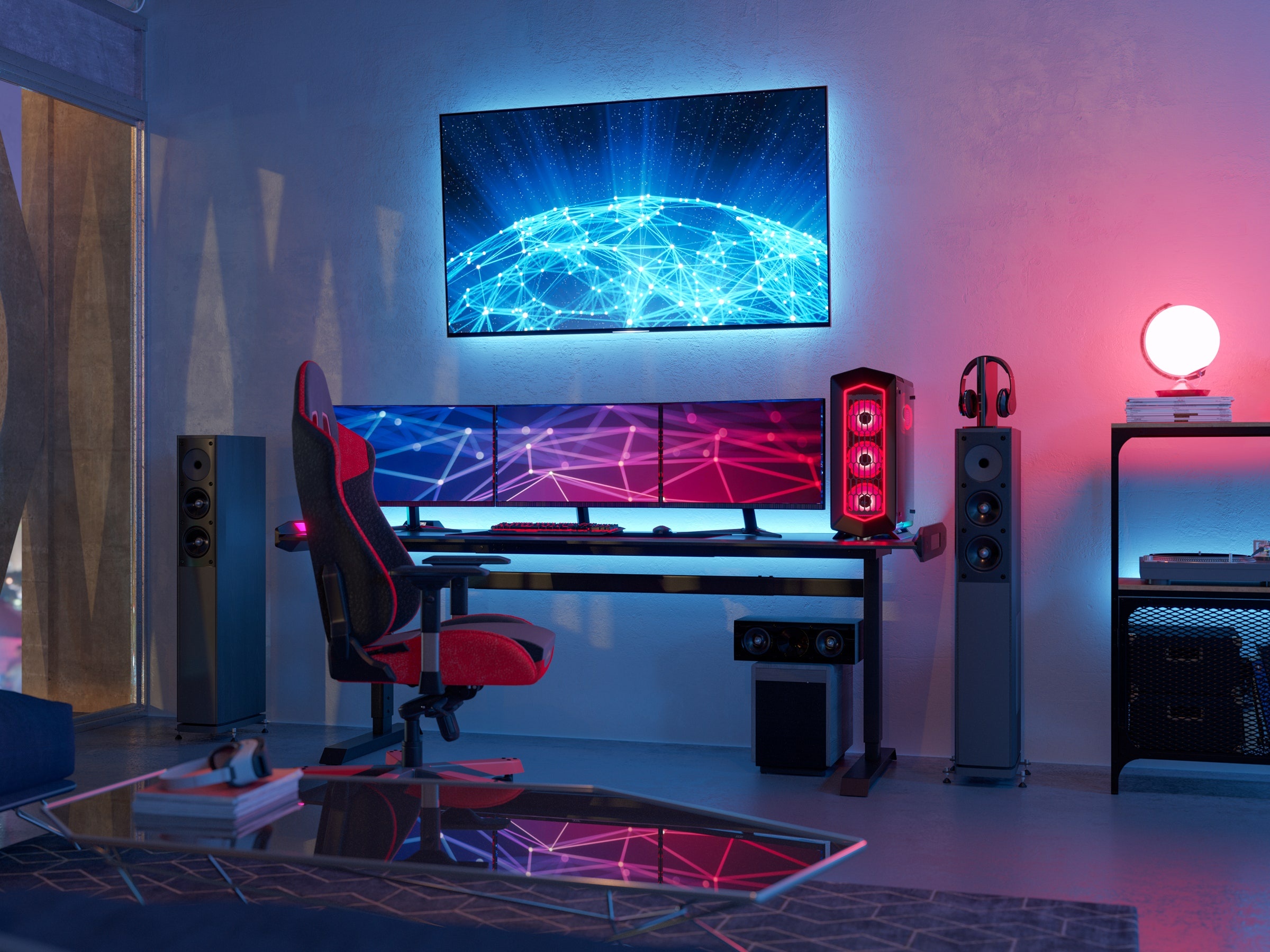 Multi-monitor setup, Windows and Mac compatibility, Productivity enhancement, Expanded workspace, 2400x1800 HD Desktop