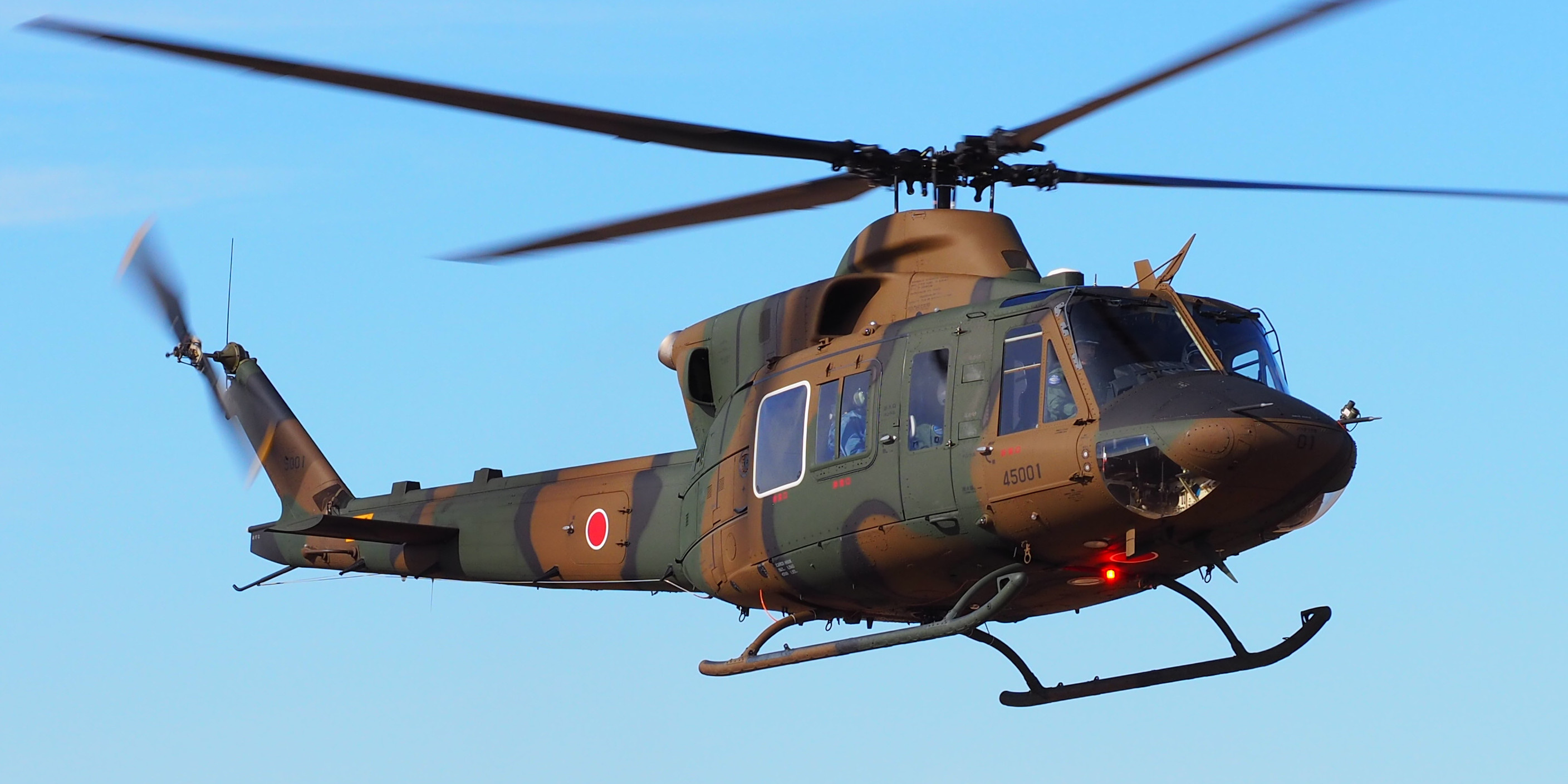 Bell Helicopter, Completion of development, Japanese UH-2 utility helicopter, Successful project, 2820x1410 Dual Screen Desktop