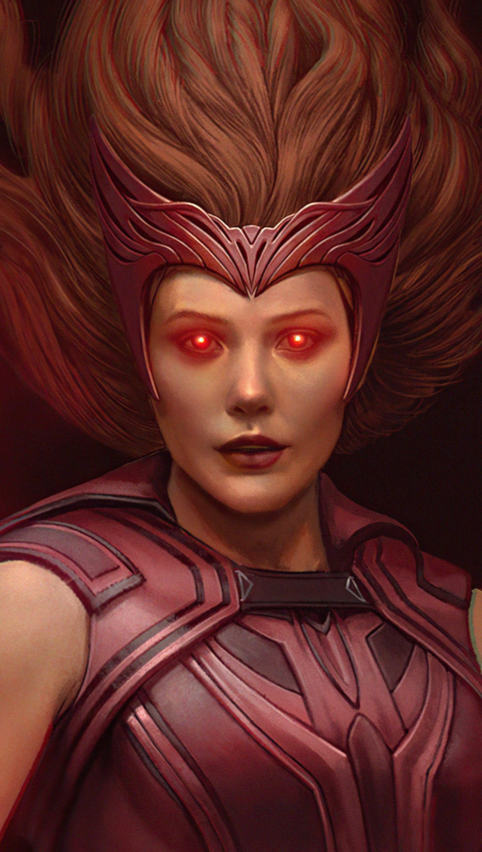 Scarlet Witch, Wallpaper, 5K Ultra HD, 1630x2880 HD Phone