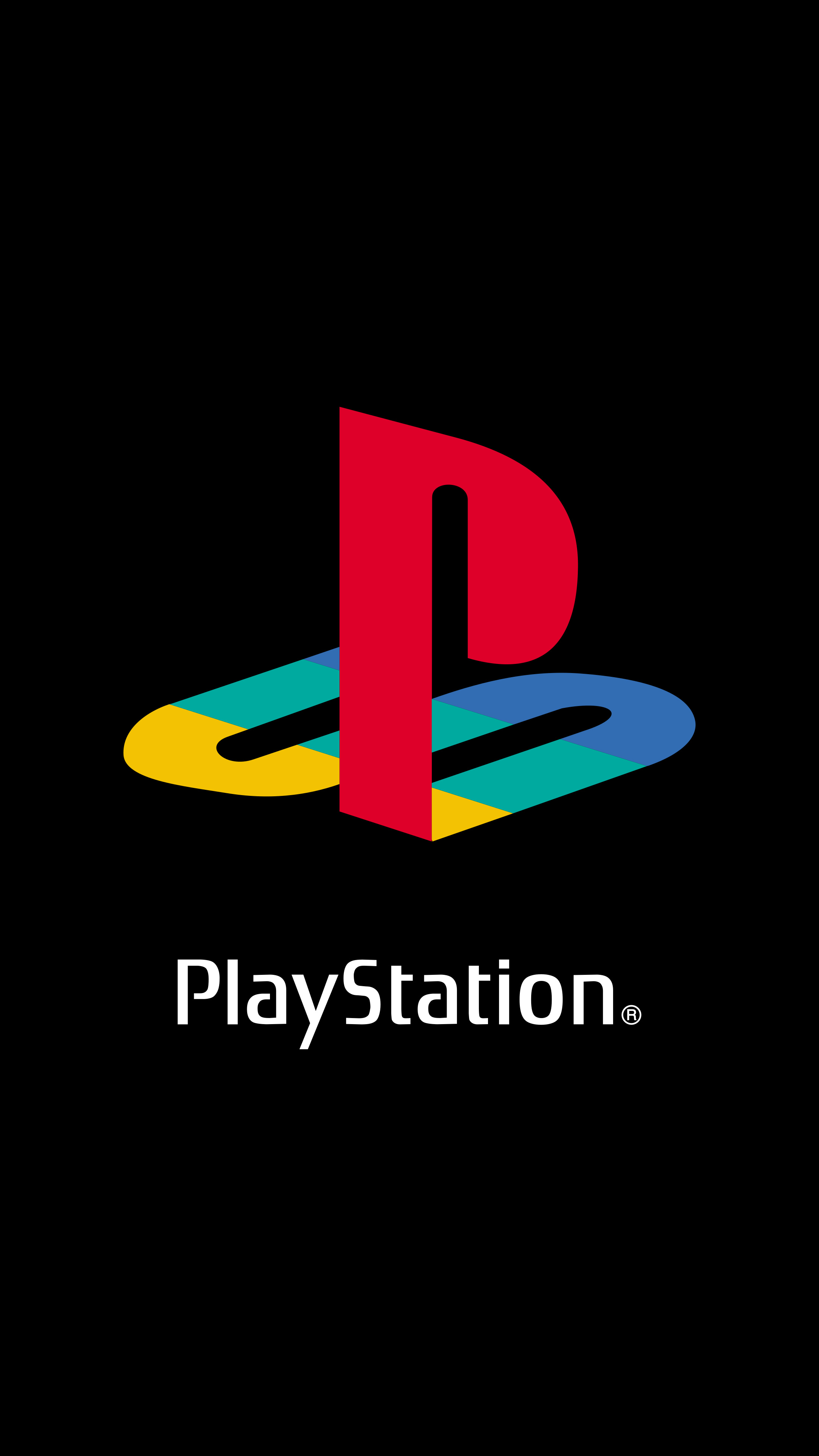 PlayStation logo, Simple Wallpaper, 2160x3840 4K Phone